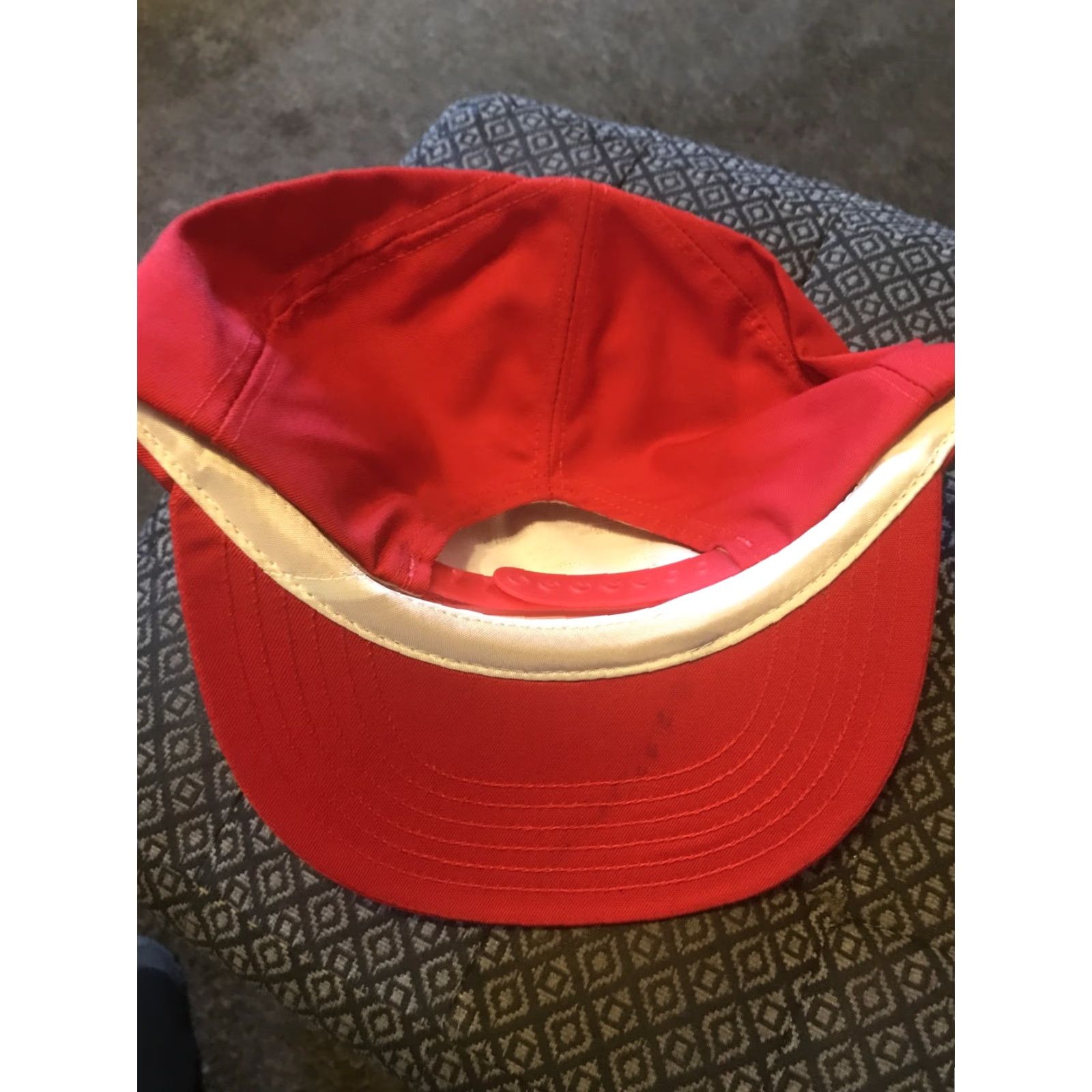 Vintage VINTAGE ESPN The Total Sports Network Red Snapback Hat Cap Unisex Adults Adjustable Red Baseball Cap 90s RetroMens Size ONE SIZE - 2 Thumbnail
