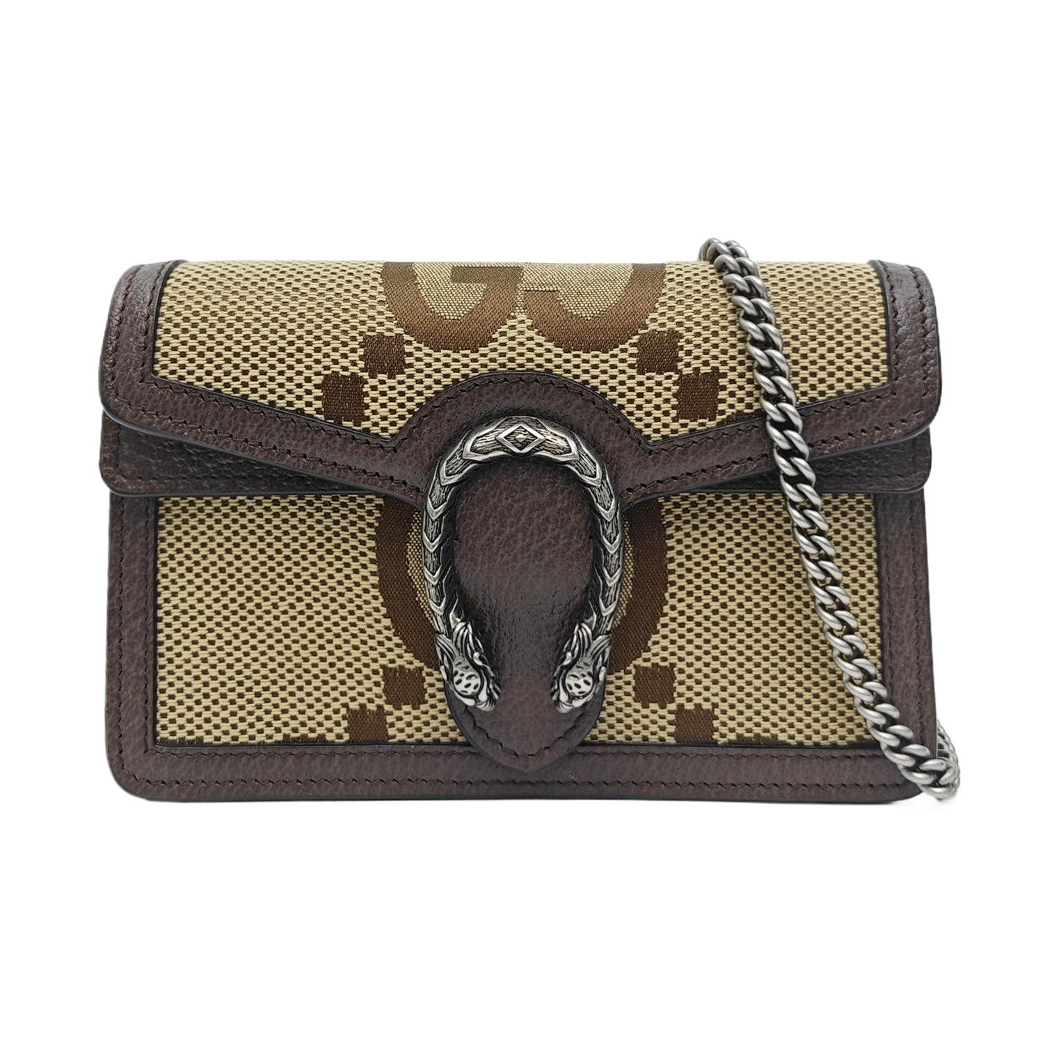 Gucci Gucci Dionysus Super Mini Logo Canvas Chain Bag Size ONE SIZE - 1 Thumbnail