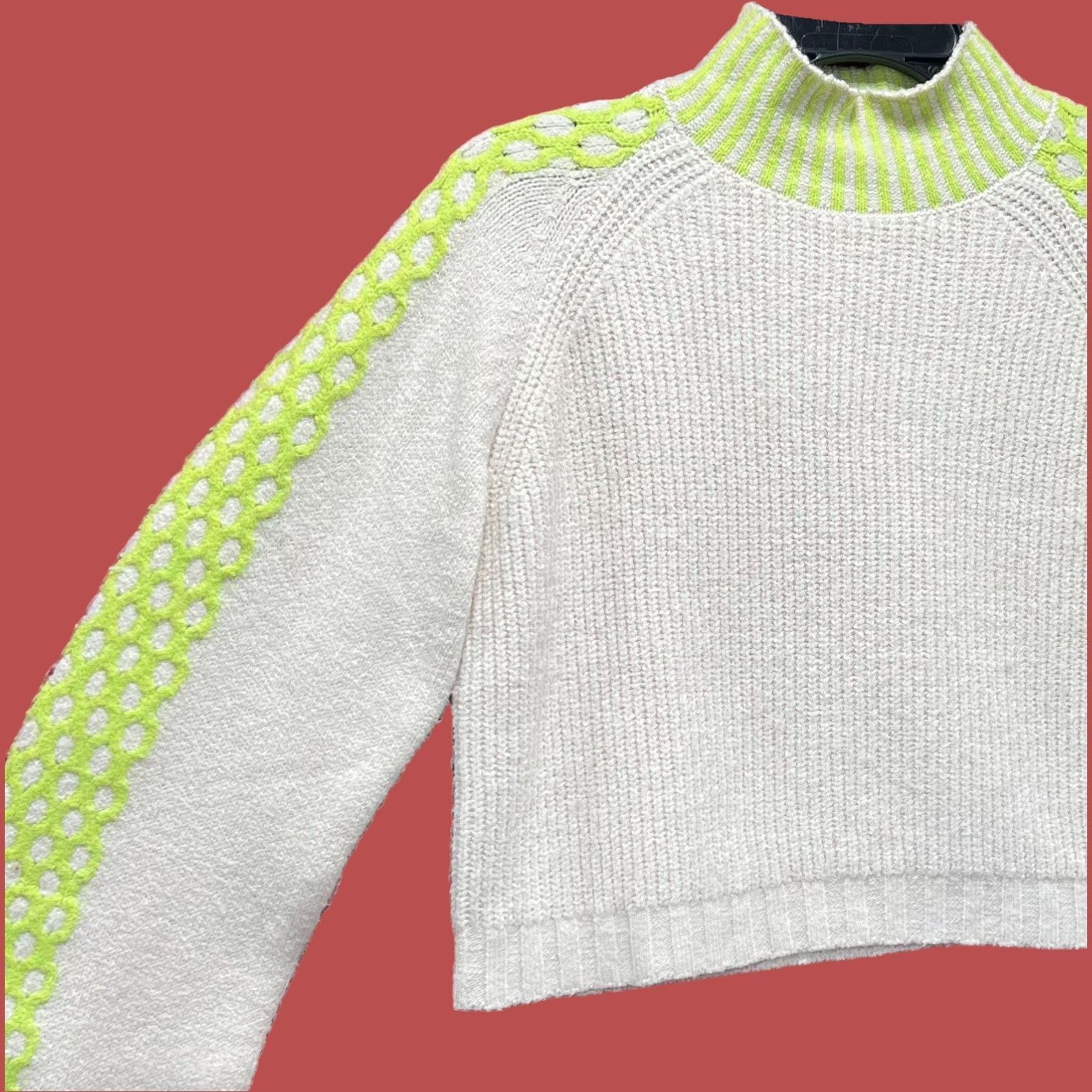 Other Wild Fable - Women's Mock Turtleneck Boxy Pullover Sweater - Size XS / US 0-2 / IT 36-38 - 13 Thumbnail