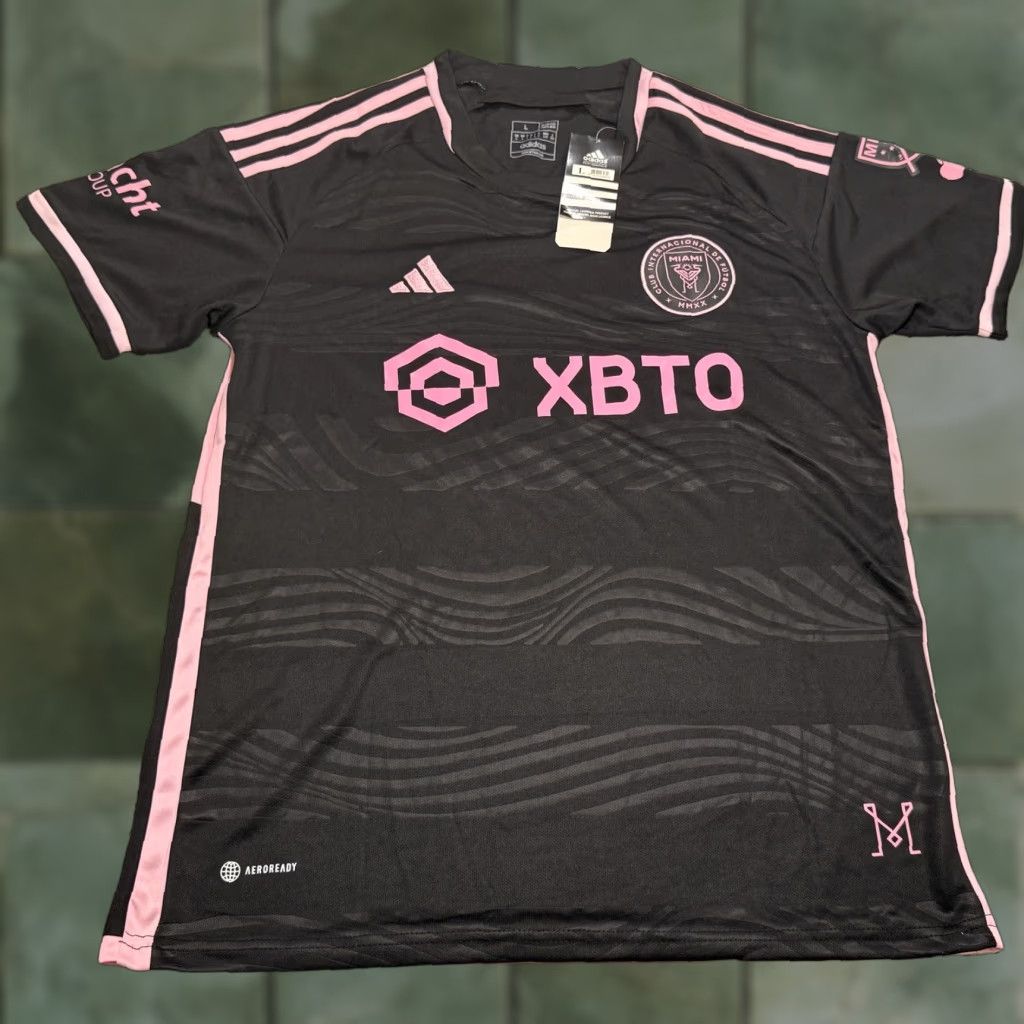 Adidas Adidas Lionel Messi Inter Miami CF Soccer Jersey Men L Multicolor Short Sleeve Football Shirt Mens Size US L / EU 52-54 / 3 - 1 Thumbnail