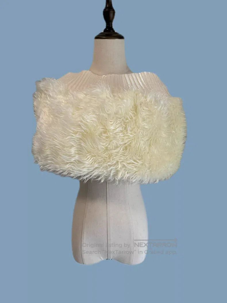 Issey Miyake Issey Miyake Fur Collar Scarf Size ONE SIZE - 3 Thumbnail