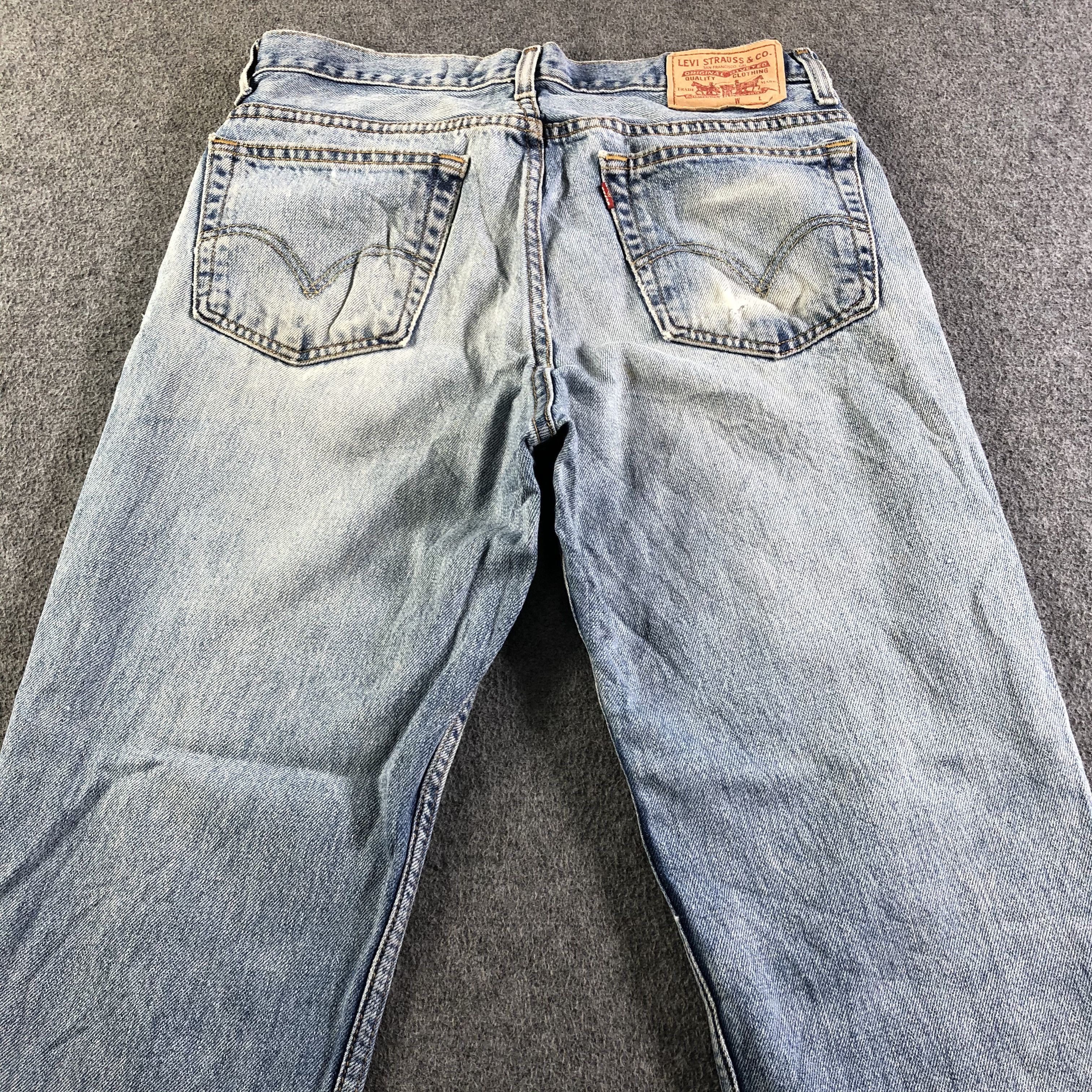 Levi's Vintage Blue Wash Levis 516 Jeans-J4497 Size US 32 / EU 48 - 4 Thumbnail