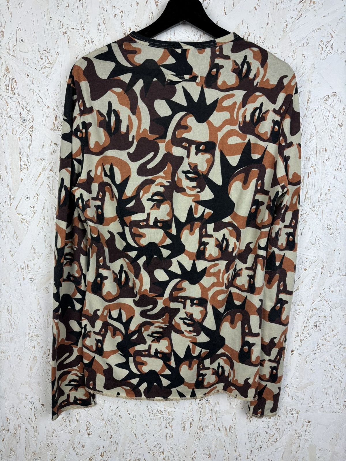 Jean Paul Gaultier 90s Jean Paul Gaultier Punk Faces Mesh Maille Powernet Top Size US M / EU 48-50 / 2 - 4 Thumbnail