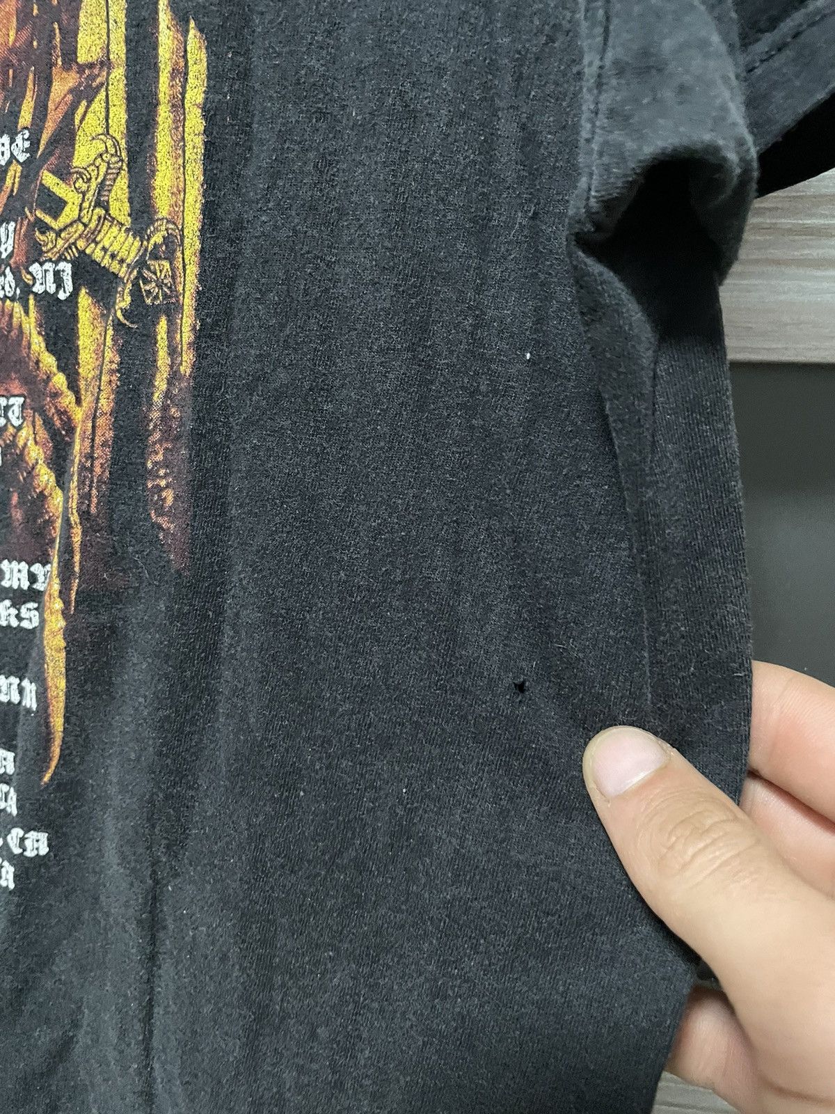 Band Tees × Slayer × Vintage Slayer World Tour 2010 Tee Vintage Rock Metal T-Shirt Size US XL / EU 56 / 4 - 18 Thumbnail