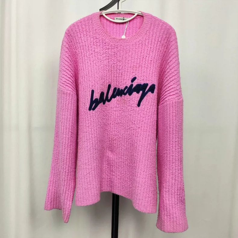 Balenciaga Balenciaga Pink Knit Sweater XS - dmc Size US XS / EU 42 / 0 - 1 Thumbnail