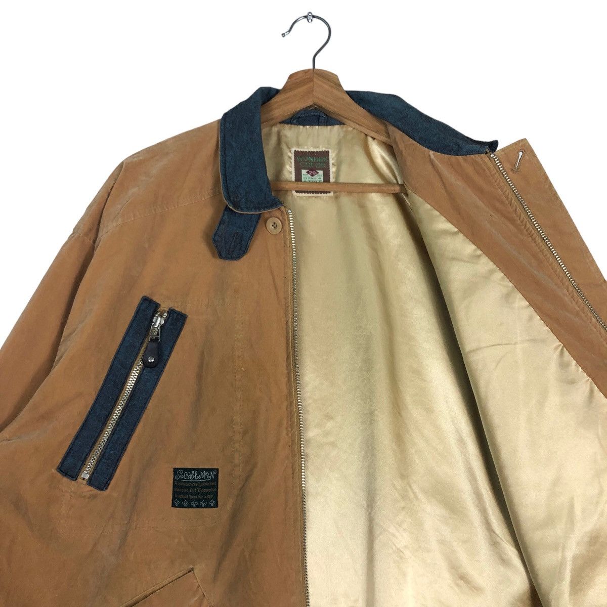 Japanese Brand Vintage Chore Jacket Hybrid Canvas Cargo Pocket IsseyMiyake Size US L / EU 52-54 / 3 - 10 Thumbnail