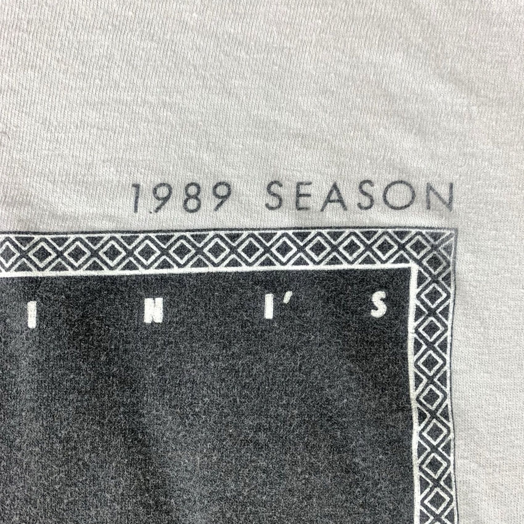 Hanes VINTAGE Hanes Opera Pacific Shirt 1989 the Barber of Seville Made in USA Single stitch Men's Shirt Gray L Crew Neck Short Sleeve Cotton Size US L / EU 52-54 / 3 - 2 Thumbnail