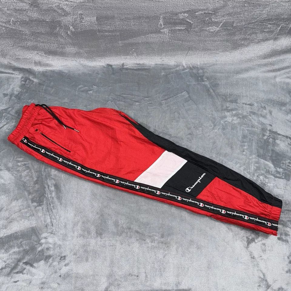 Champion Champion 100% Nylon Windsuit Pants Red Size US 30 / EU 46 - 4 Thumbnail