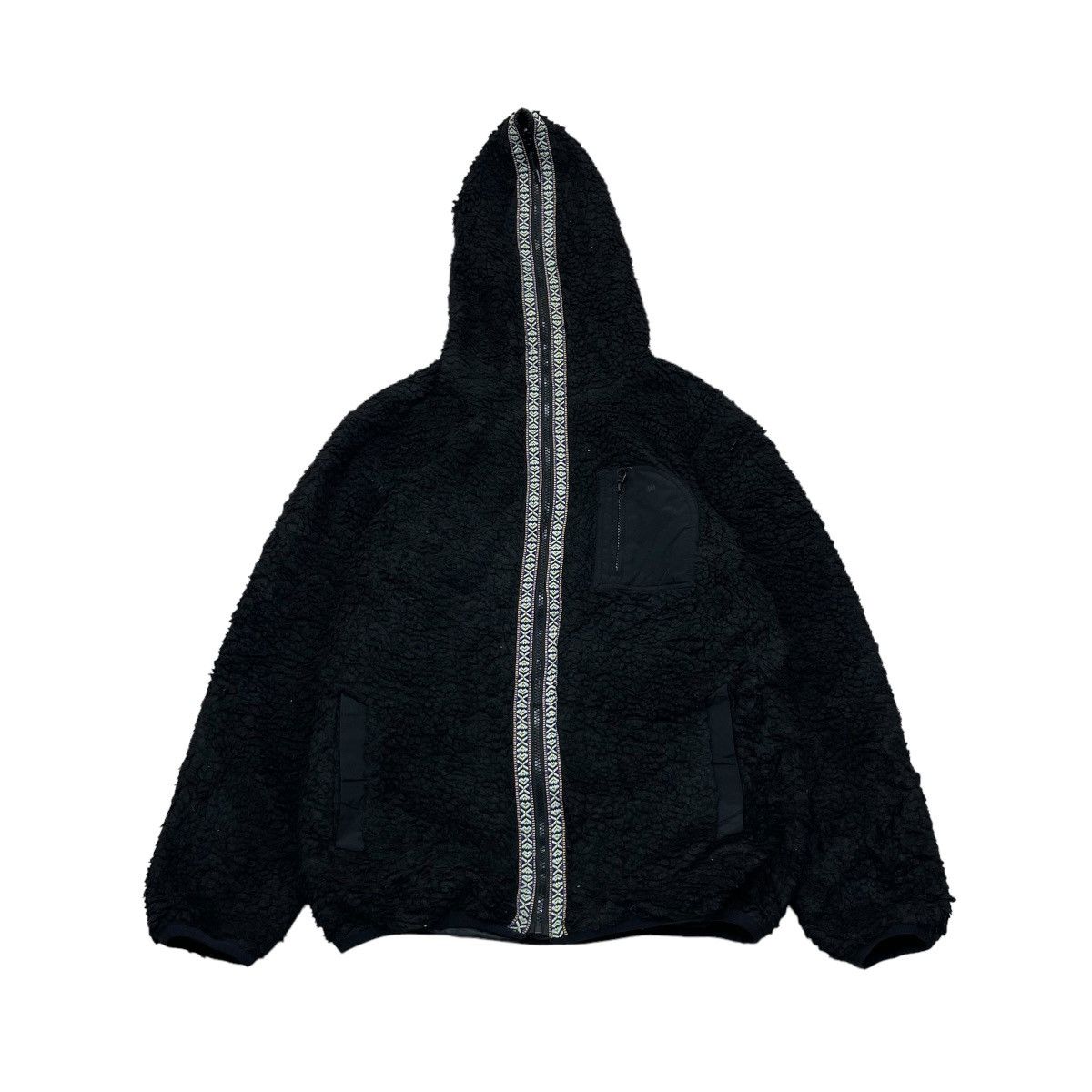 Vintage Japanese Brand Cedar Cresto Fully Zip Deep Pile Jacket Size US M / EU 48-50 / 2 - 1 Thumbnail