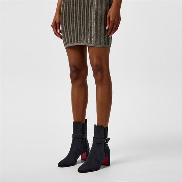 Christian Louboutin Cl Chelsea Booty 70mm Low Boots Size US 8.5 / IT 38.5 - 2 Thumbnail