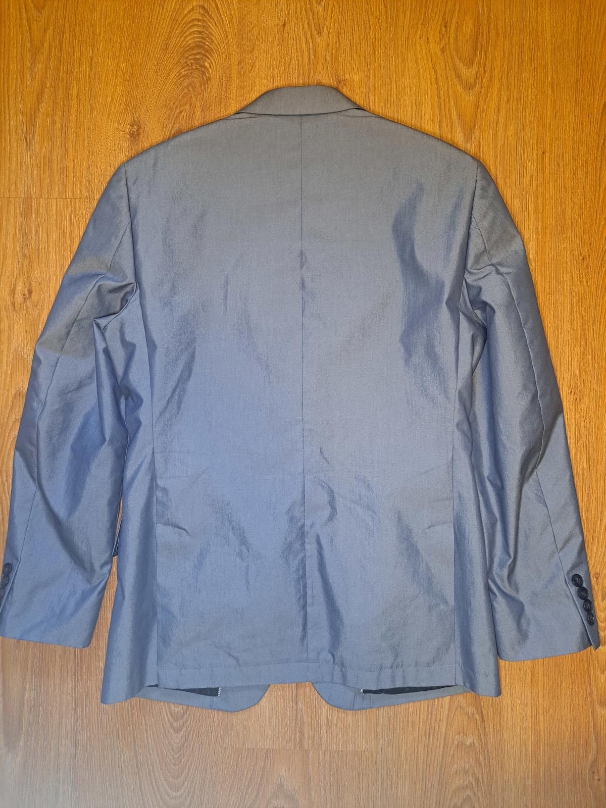 John Varvatos John Varvatos Sport Coat Mens 36R Silver Gray Cotton Blend Size 36R - 10 Thumbnail