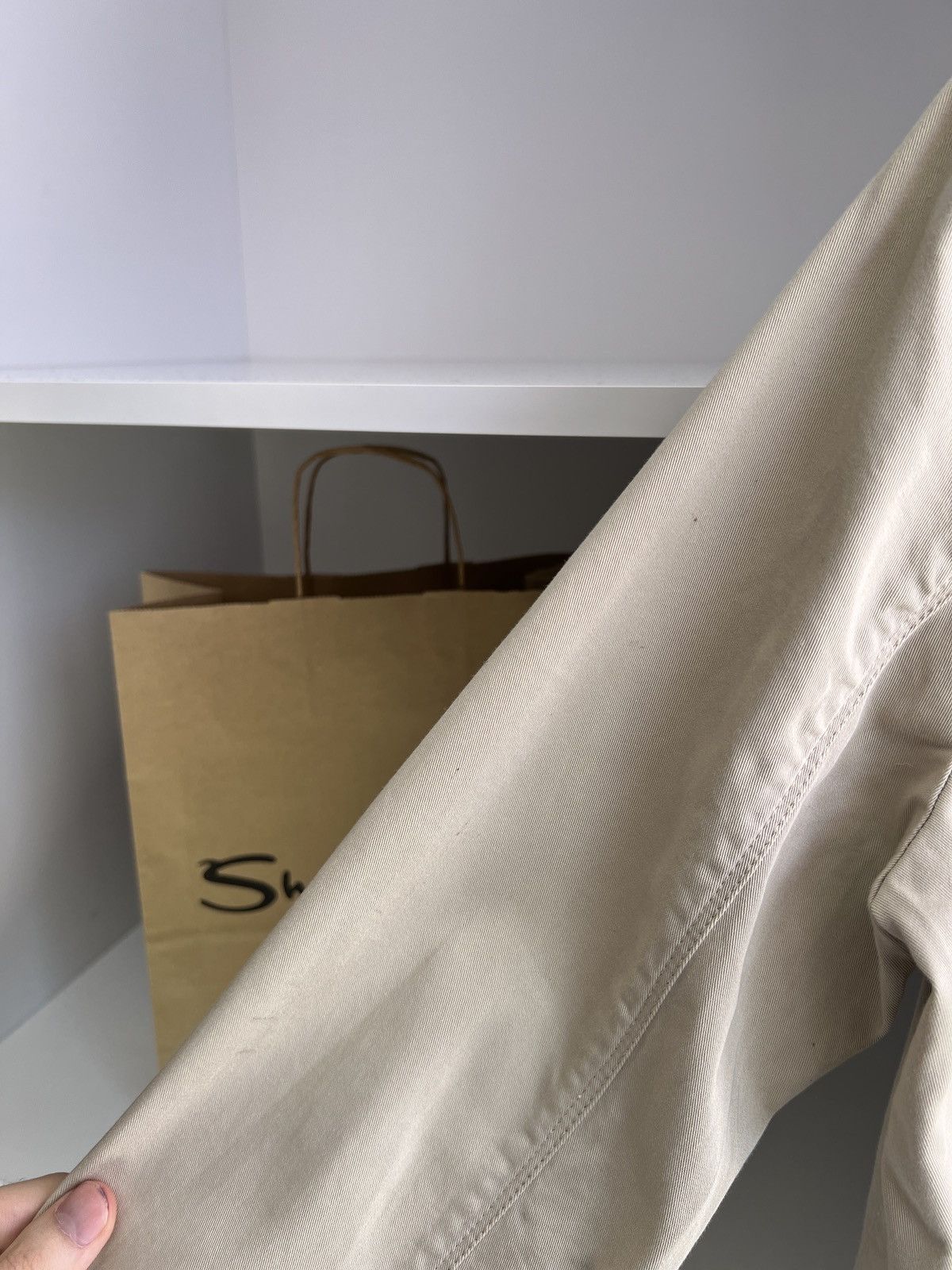 Burberry × Vintage Vintage Burberry Women’s Beige Blazer Size M / US 6-8 / IT 42-44 - 12 Thumbnail