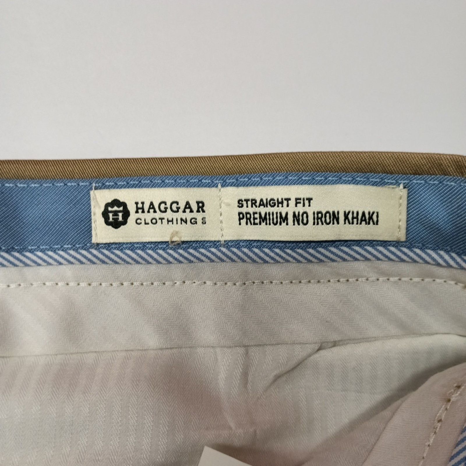 Haggar Haggar Premium No Iron Khakis Men's 32x32 Br Khaki Straight Size US 32 / EU 48 - 5 Thumbnail