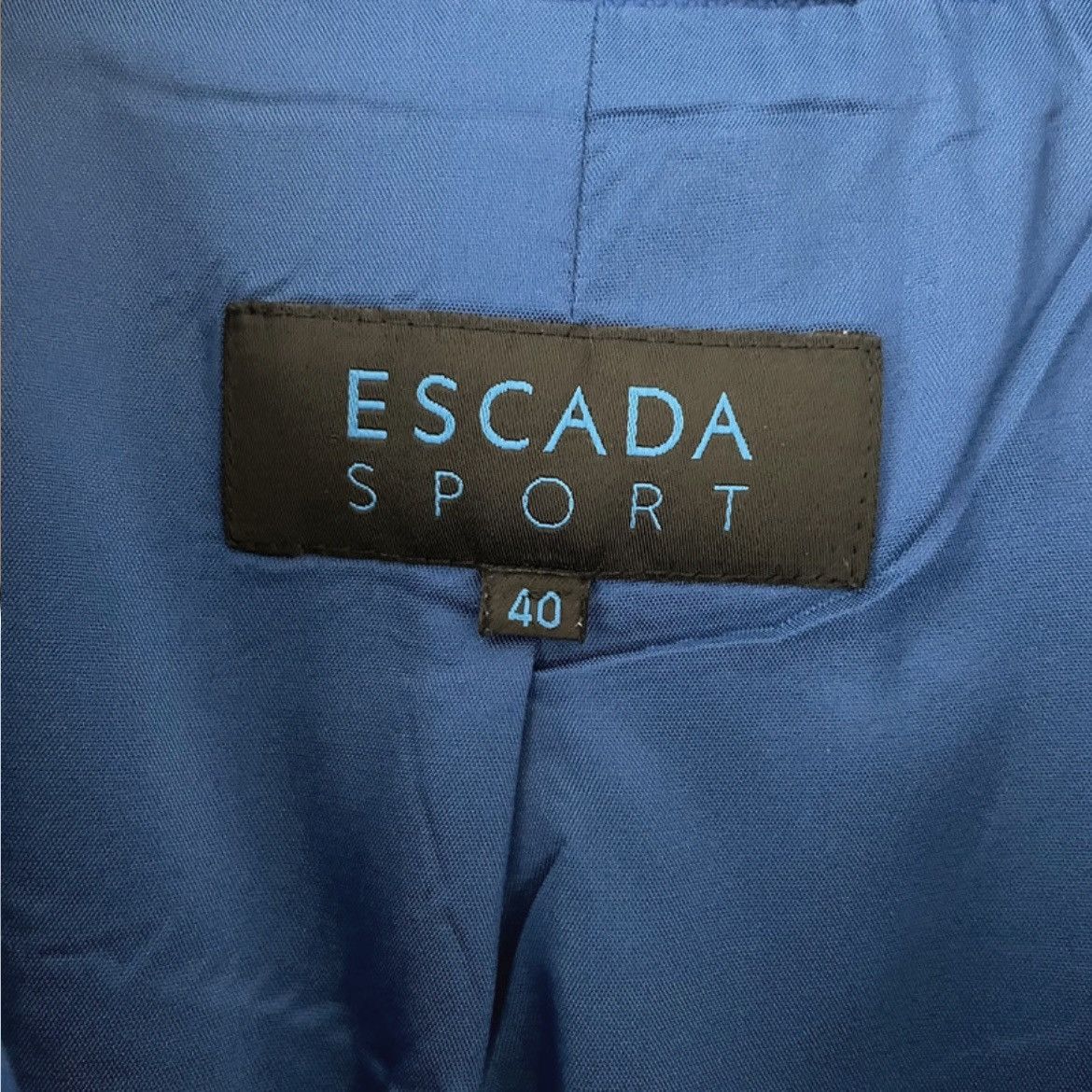 Escada Sport Escada Sport Early Y2K Military Chic Electric Blue Jacket Size M / US 6-8 / IT 42-44 - 6 Thumbnail