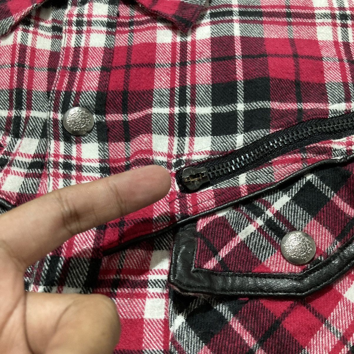 In The Attic 2000s In The Attic Plaid Flanel Button Shirt Punk Lgb Style Size US M / EU 48-50 / 2 - 12 Thumbnail
