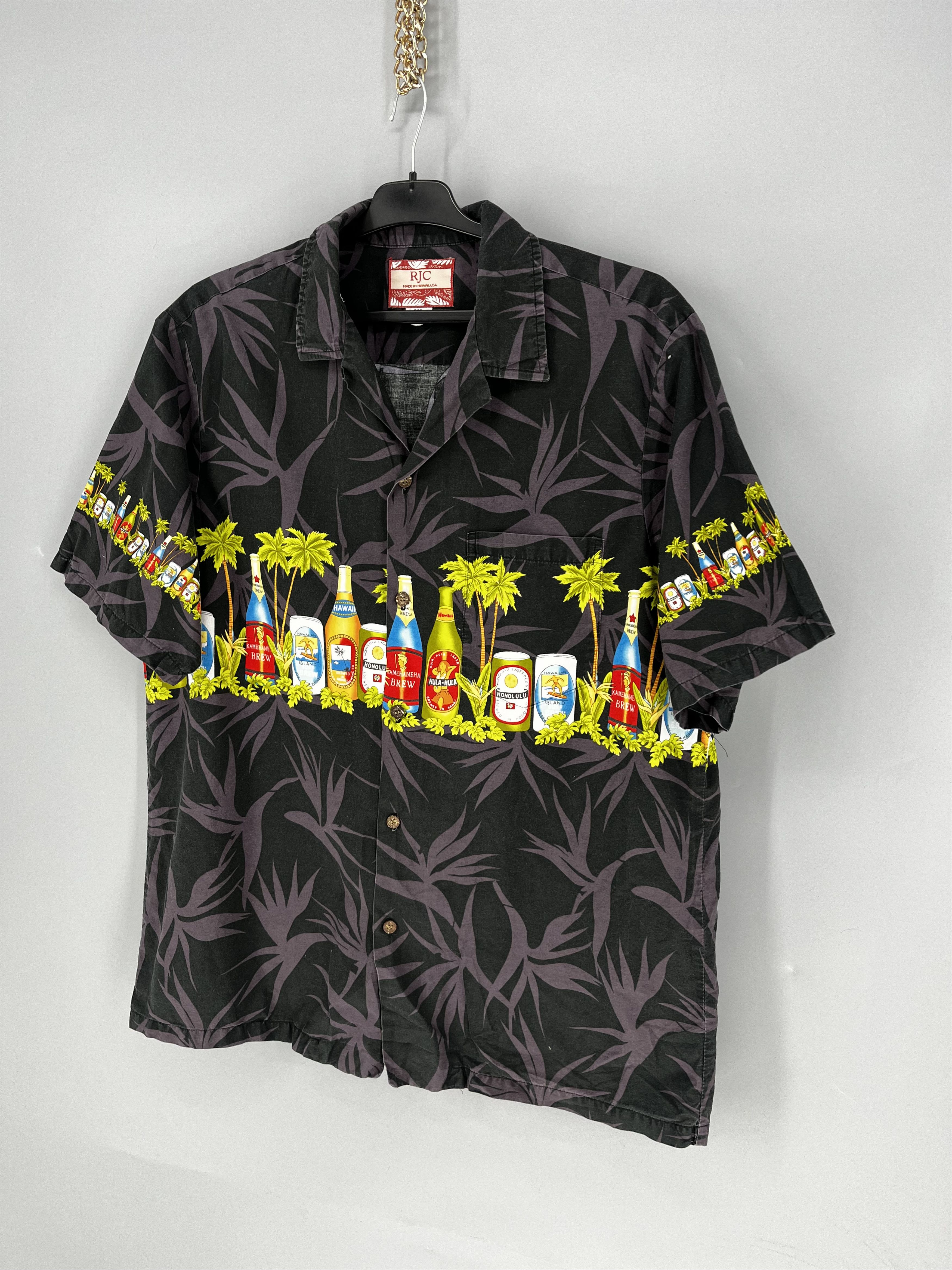 Vintage Vintage RJC Hawaii Made Cotton Hawaiian Camp Collar Shirt Size US XL / EU 56 / 4 - 3 Thumbnail