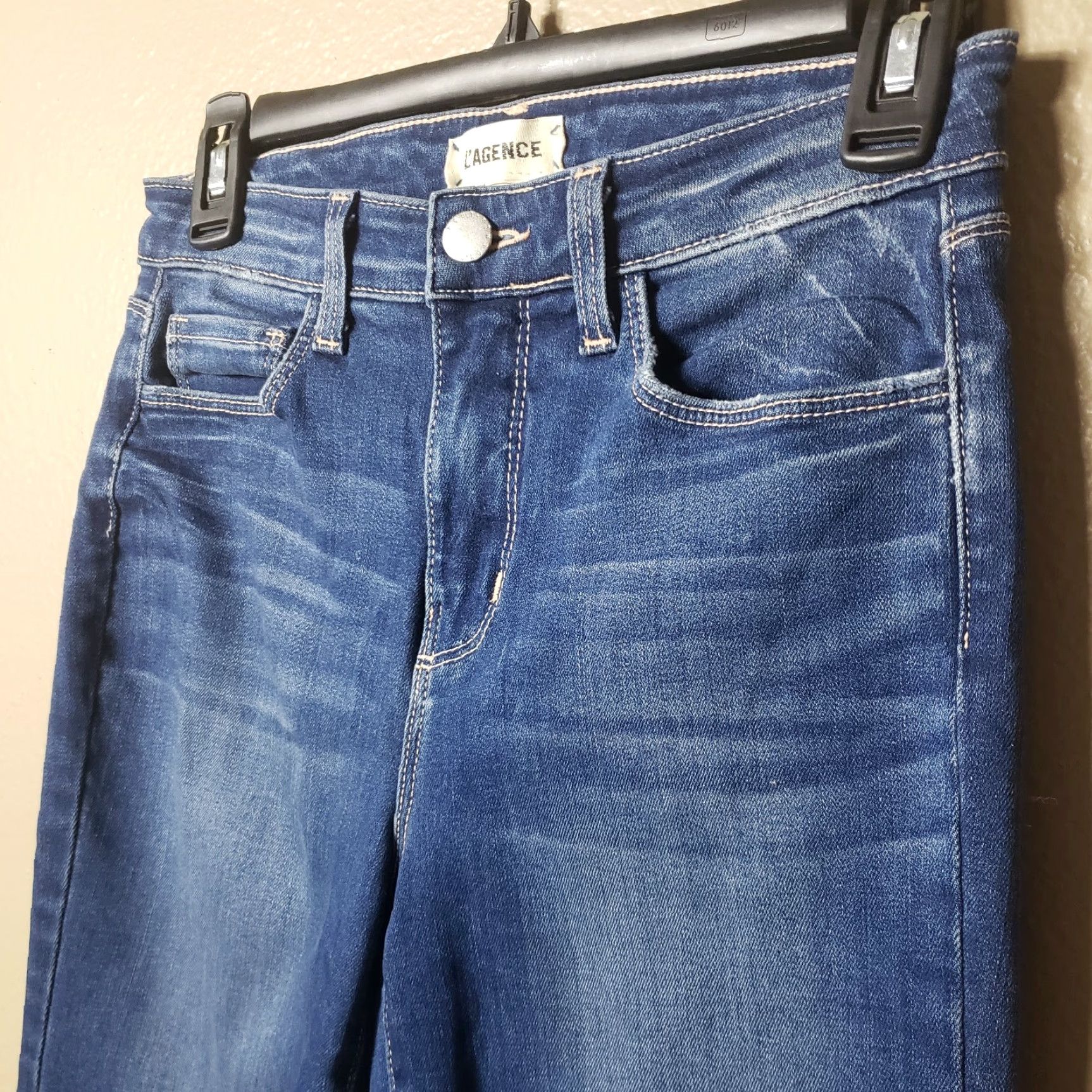 L'AGENCE L' Agence Margot Skinny High Rise Jeans-Size 25 Size 42" / US 20 - 2 Thumbnail