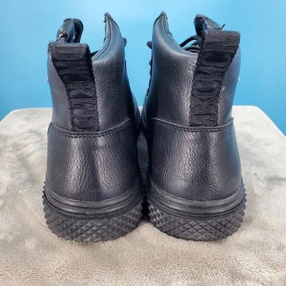 Steve Madden Steve Madden P-Darth men's black Leather high top sneaker/Sh Size US 11 / EU 44 - 9 Thumbnail