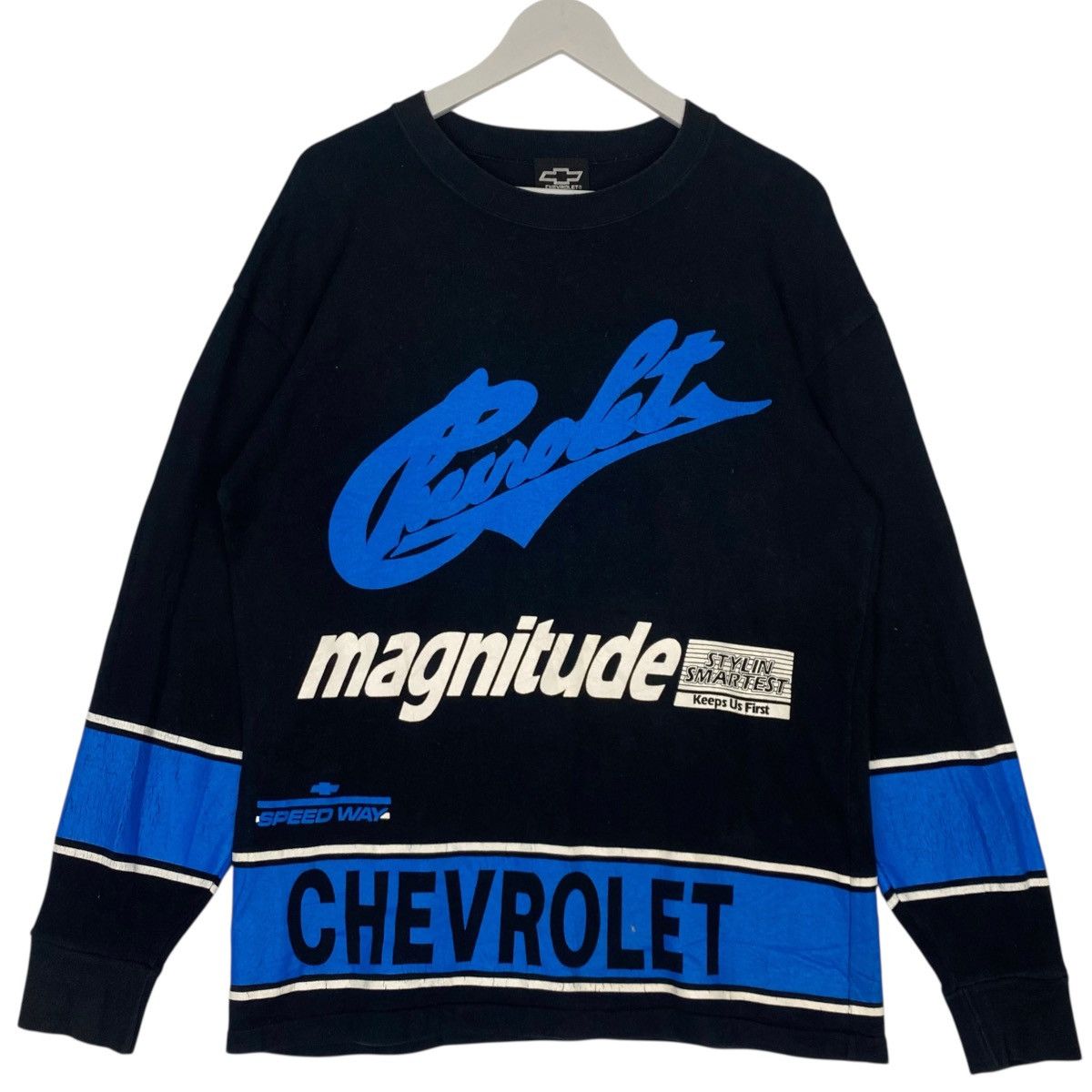 Other Vintage Chevrolet Big Printed Logo Blue/Black Size L Size US L / EU 52-54 / 3 - 1 Thumbnail