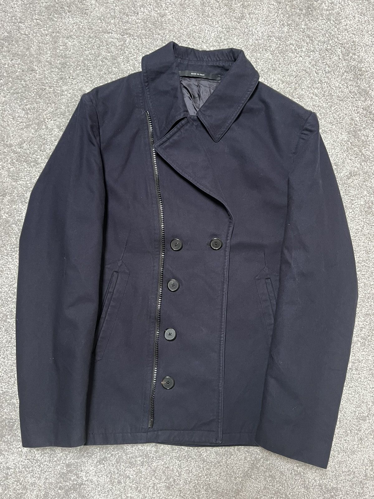 Givenchy Givenchy Blue Coat Jacket Size L Size US L / EU 52-54 / 3 - 3 Thumbnail