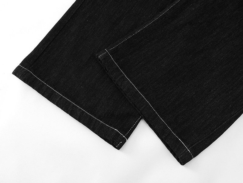 Jean American retro patchwork street loose jeans for men Size US 32 / EU 48 - 6 Thumbnail