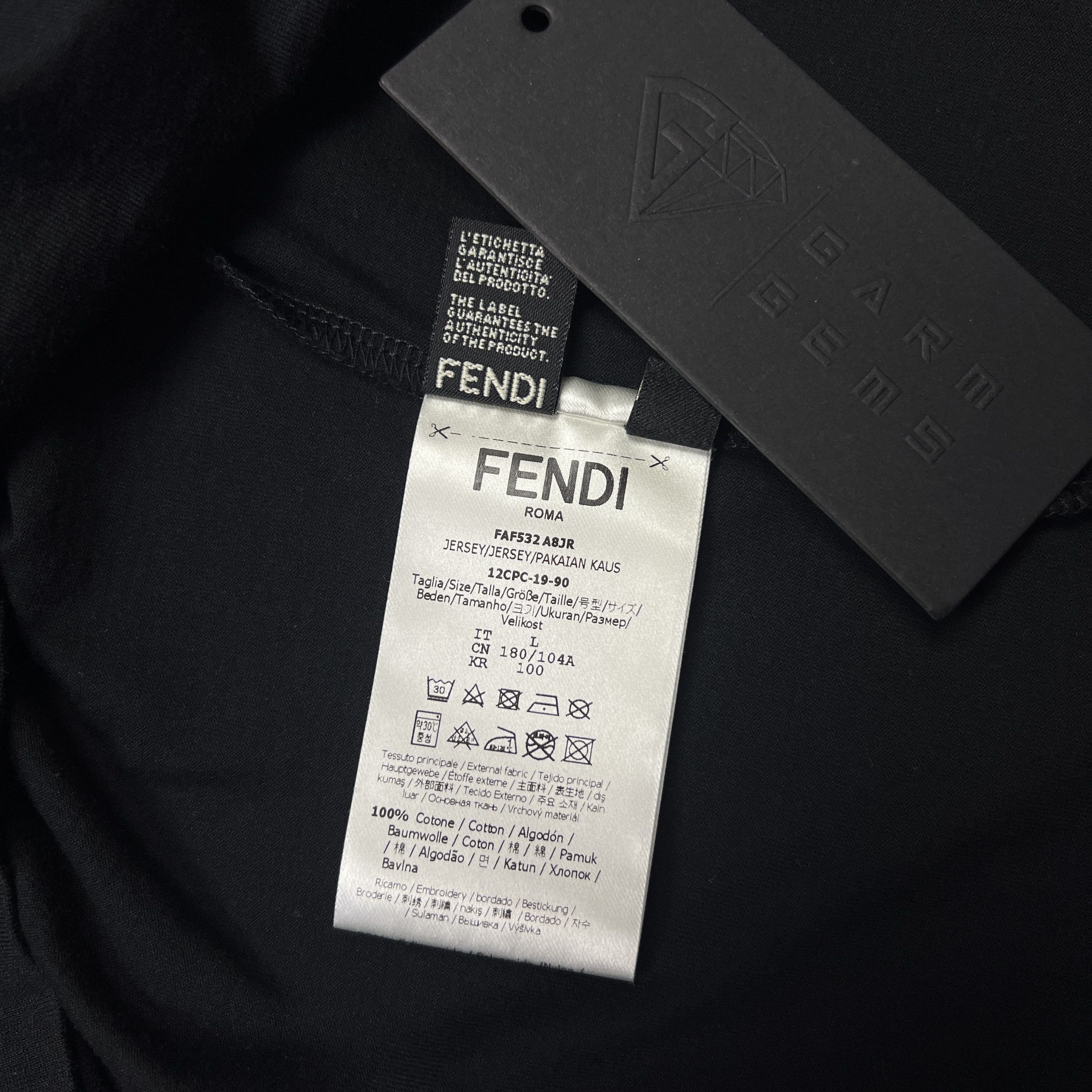 Fendi Fendi Mesh Bug Eye T-Shirt Size US L / EU 52-54 / 3 - 6 Thumbnail