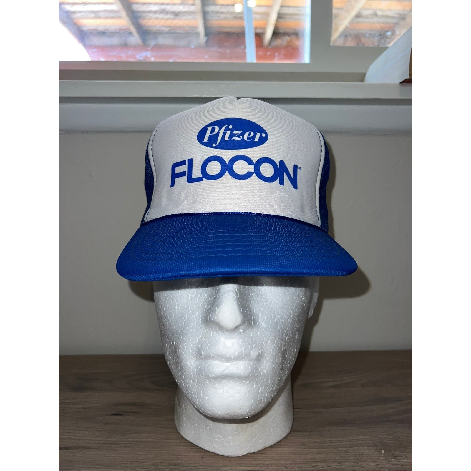 Vintage Pfizer Flocon Antiscalants Science Drug Pharma Hat Snapback Size ONE SIZE - 3 Thumbnail
