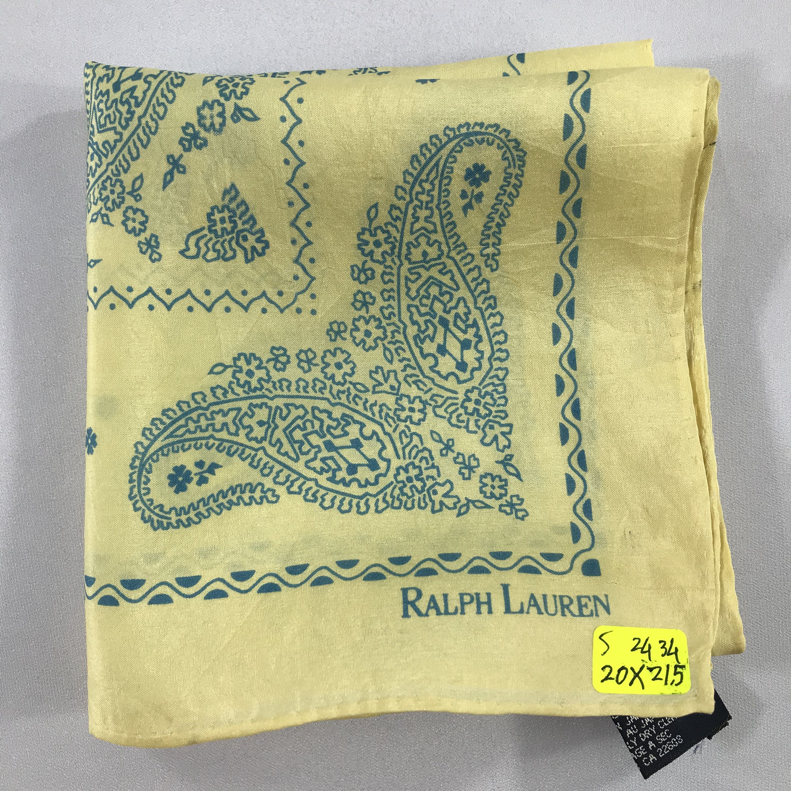Ralph Lauren × Vintage Ralph Lauren Bandana / Handkerchief / Neckerchief - S2434 Size ONE SIZE - 5 Thumbnail