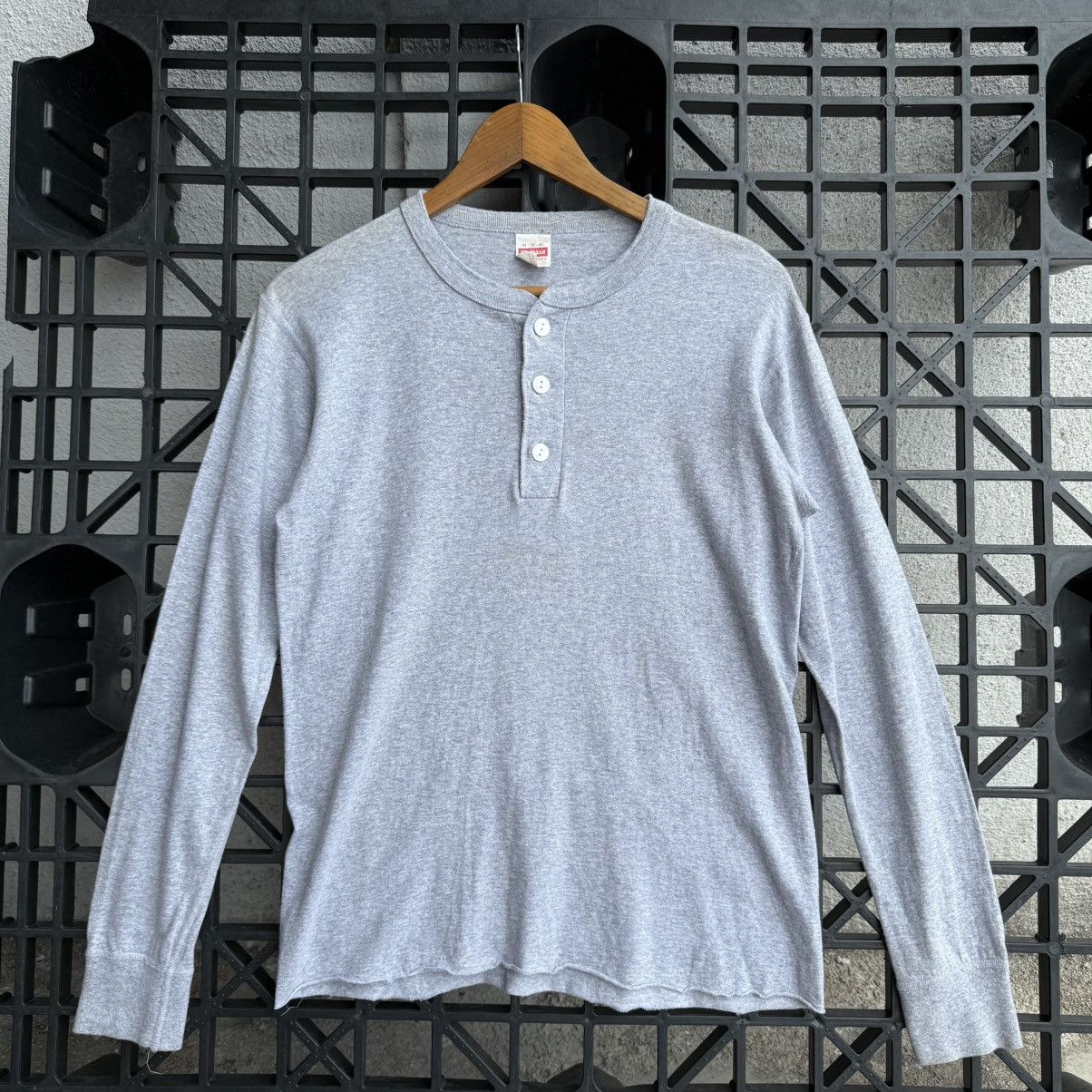 Vintage Vintage 90’s Healtknit Basic Long Sleeve Tee Size US M / EU 48-50 / 2 - 3 Thumbnail
