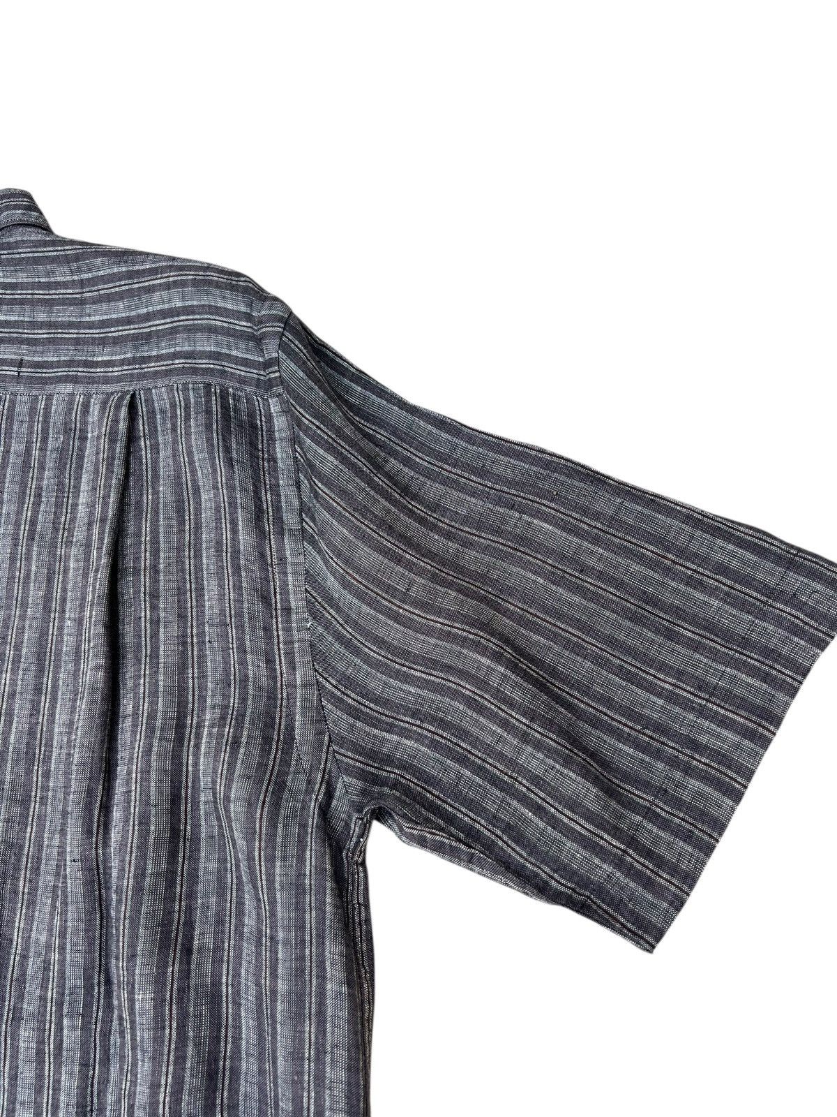 Bally Bally Multi Striped 100% Linen Shirt Size US M / EU 48-50 / 2 - 17 Thumbnail