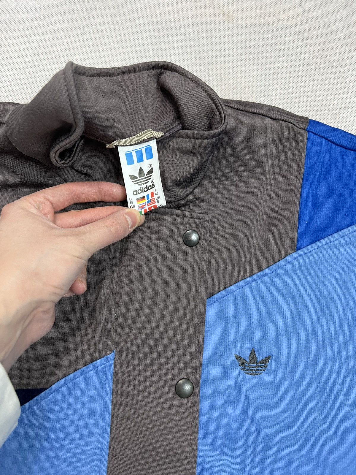 Adidas × Vintage Sweatshirt Adidas vintage 80’s 90’s zipped logo rare Size US S / EU 44-46 / 1 - 2 Thumbnail