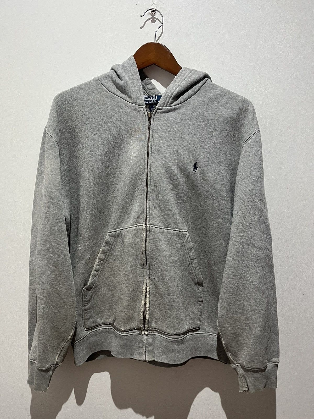 Polo Ralph Lauren × Ralph Lauren × Vintage Vintage Polo Ralph Lauren zip up hoodie Size US L / EU 52-54 / 3 - 1 Thumbnail
