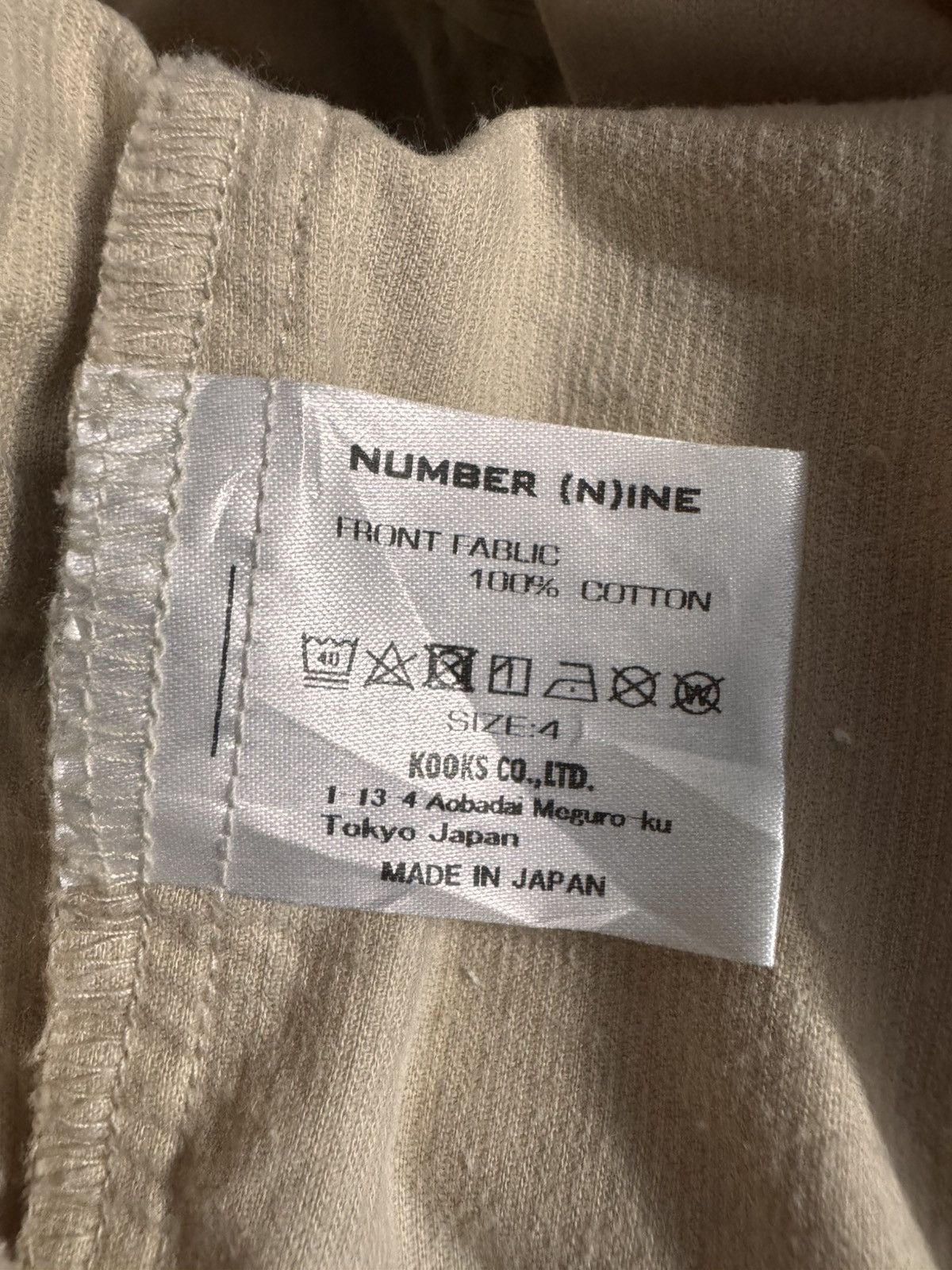 Number (N)ine Number Nine button up shirt Size US XL / EU 56 / 4 - 6 Thumbnail