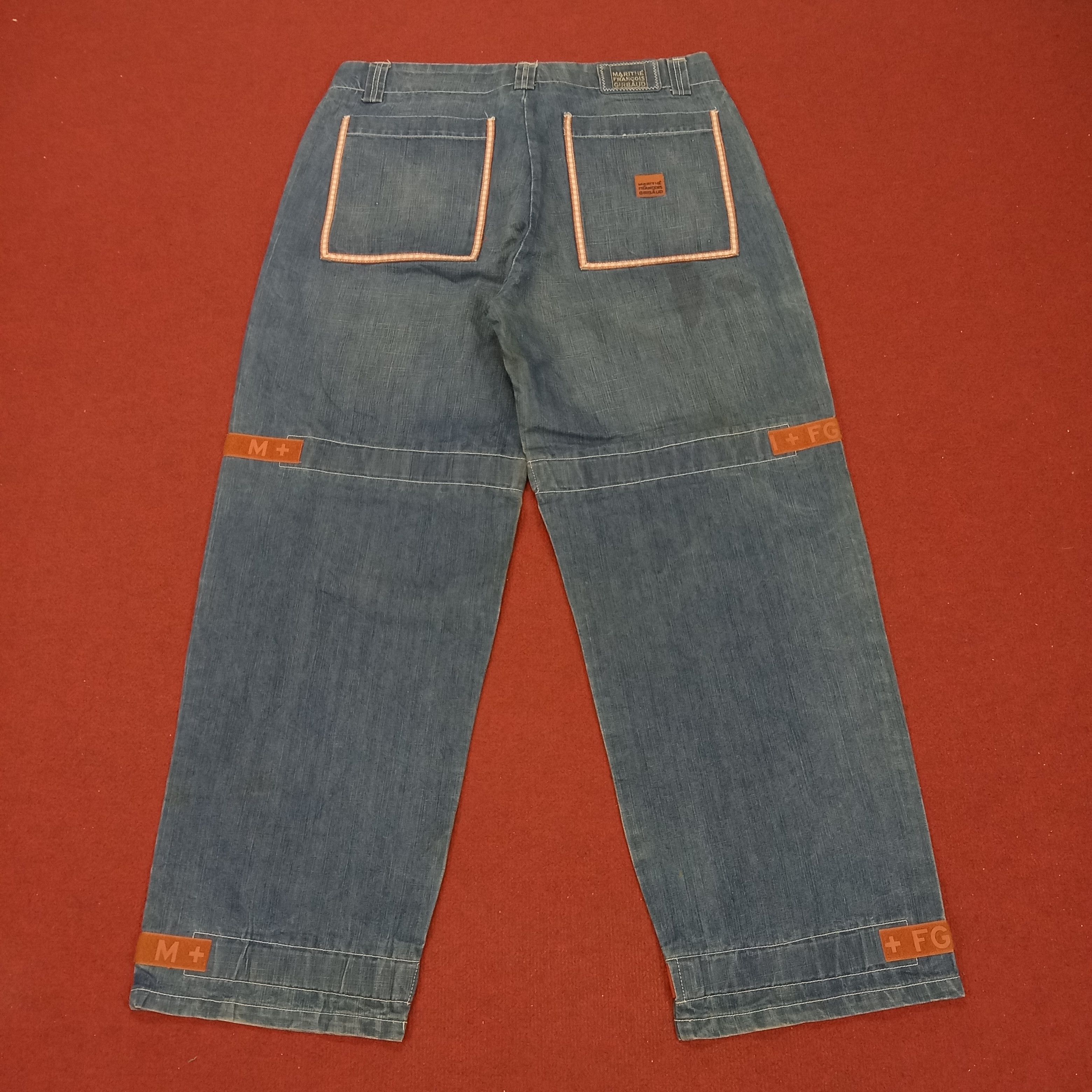 Marithe + Francois Girbaud × Vintage Marithe Francois Girbaud Rare Design Style Jeans Size US 39 - 4 Thumbnail