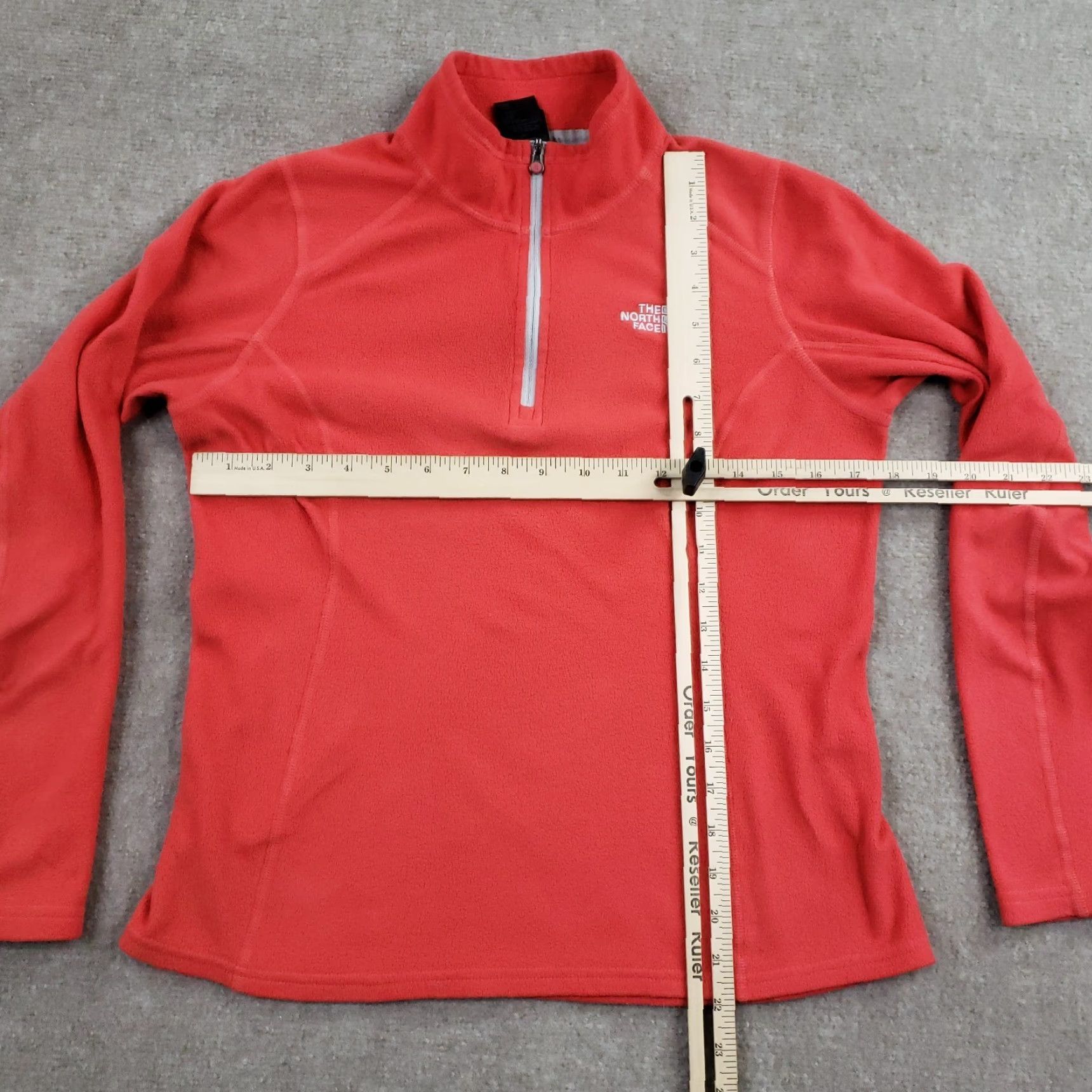 The North Face The North Face Fleece Sweatshirt Womens M Orange 1/4 Zip Sweater Lightweight Shirt Womens Medium Orange 1/4 Zip Fleece Sweatshirt The North Face Size M / US 6-8 / IT 42-44 - 2 Thumbnail