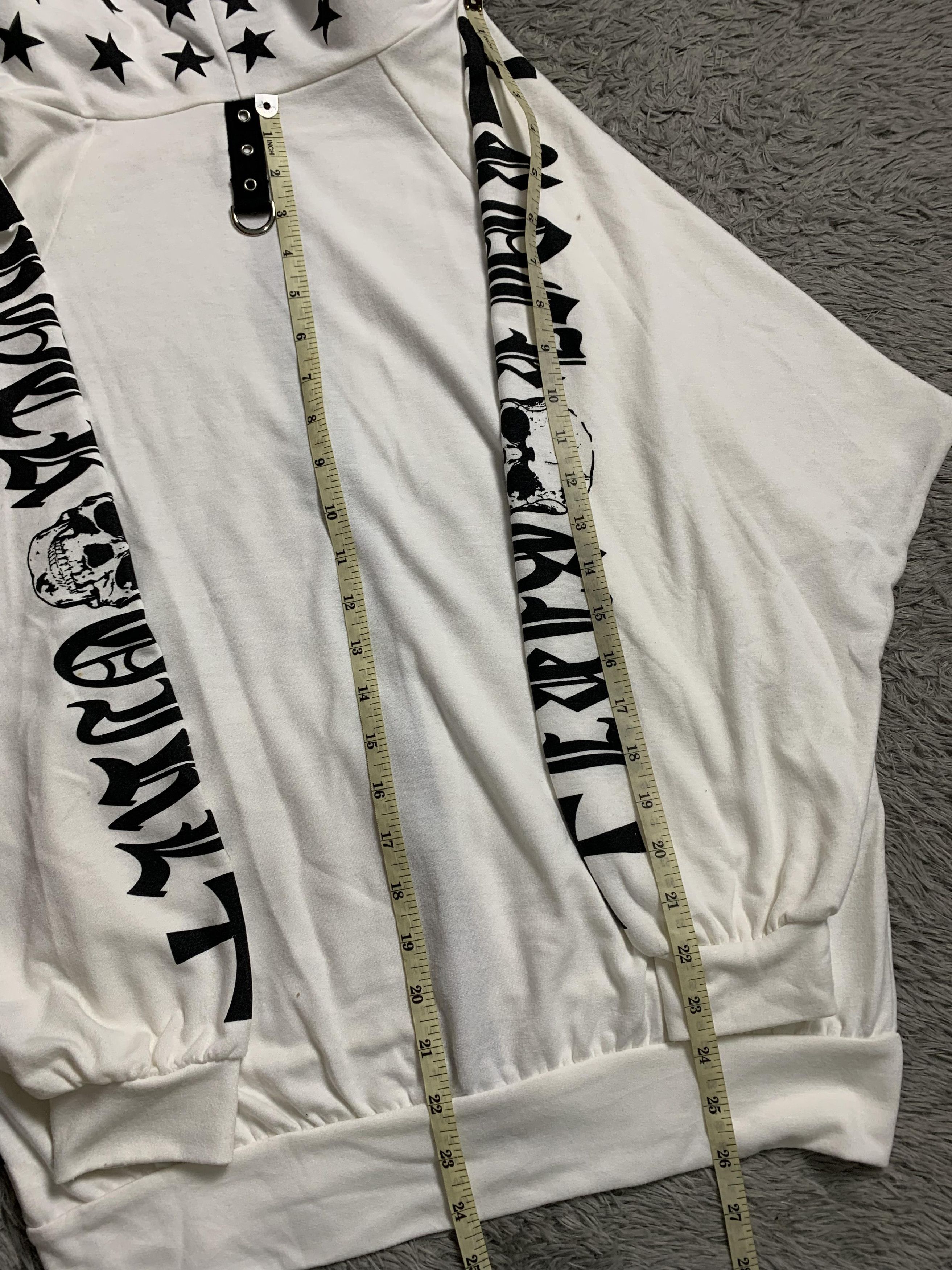 Japanese Brand Oversized Cross Chrome Hearts Japan Brand Hoodie Size US XL / EU 56 / 4 - 7 Thumbnail