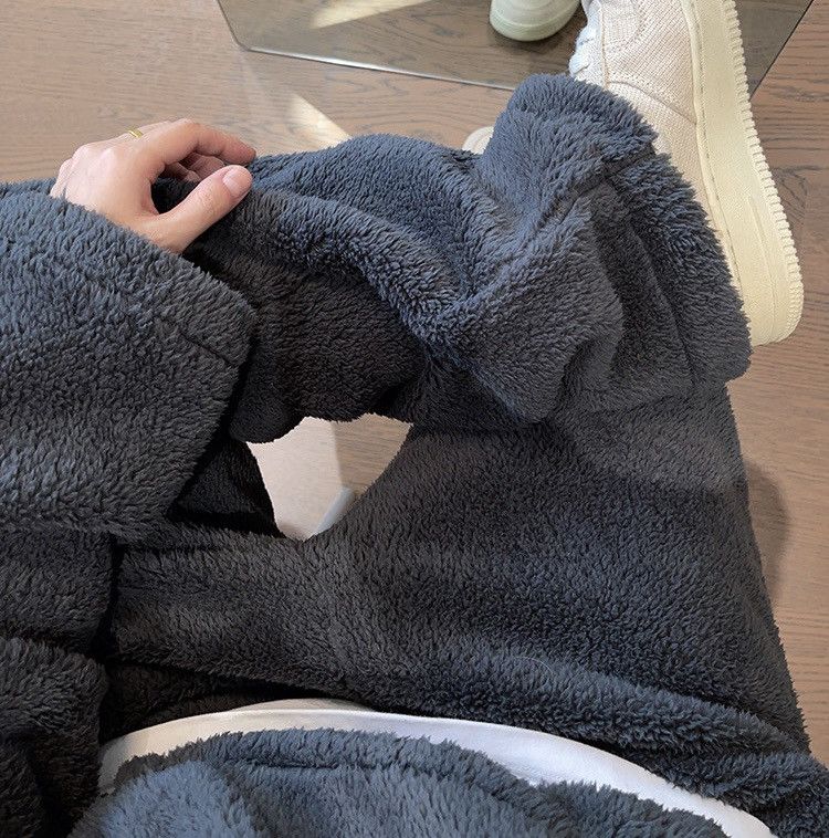 Japanese Brand × Vintage Outdoor retro punk fluffy fleece baggy pants Size US 28 / EU 44 - 7 Thumbnail