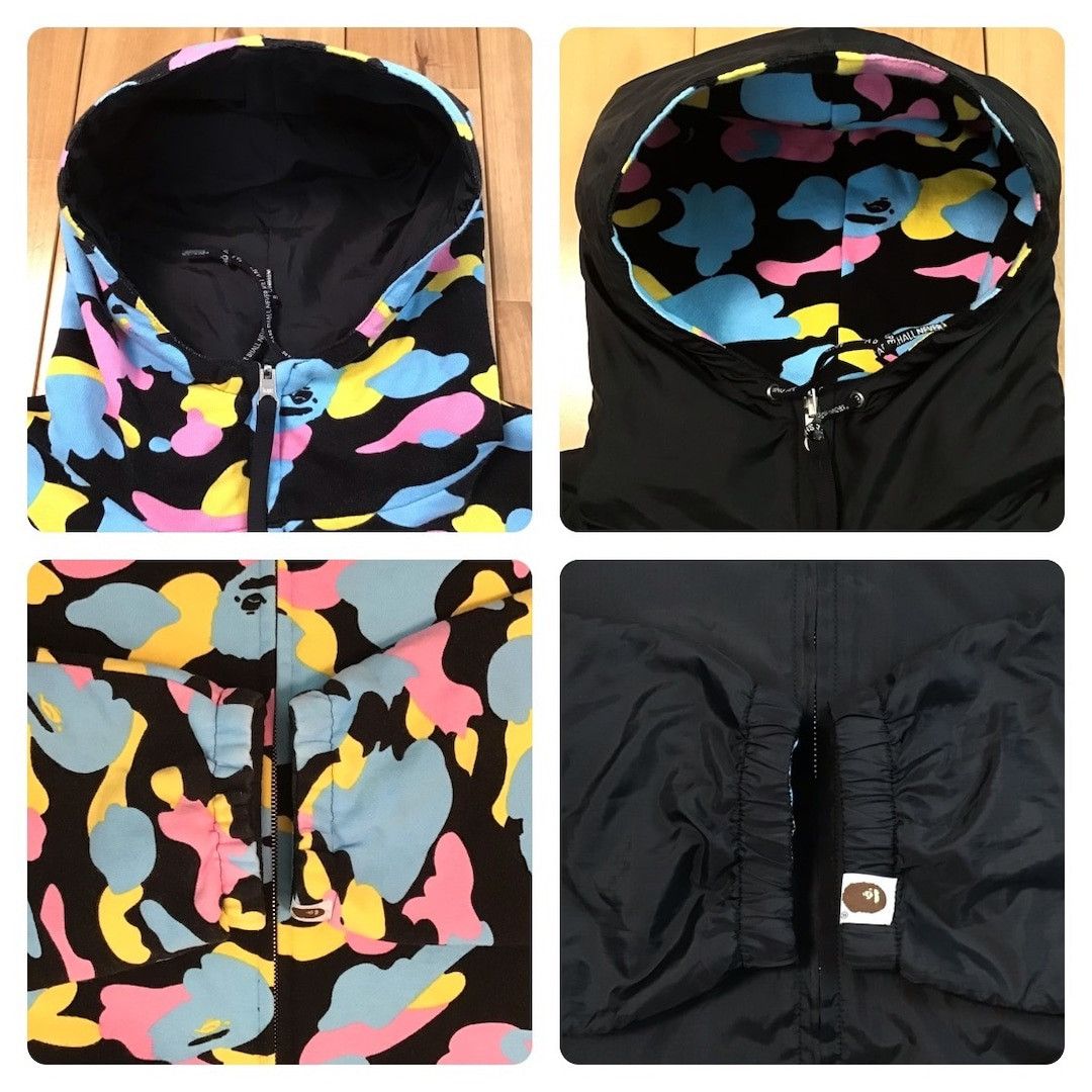 Bape × Nigo 🔥Reversible🔥 BAPE cotton candy camo hoodie jacket multi camo Size US M / EU 48-50 / 2 - 5 Thumbnail