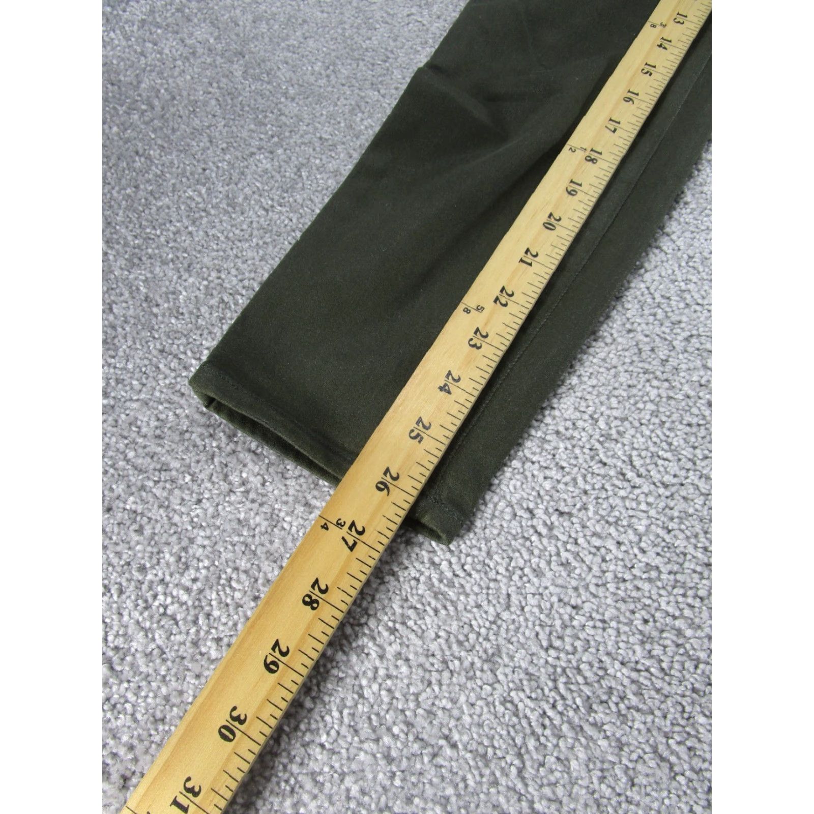 Paige Paige Jeans Womens 30 Petite Hoxton Ankle Green Coated Denim Skinny Size 30" / US 8 / IT 44 - 4 Thumbnail