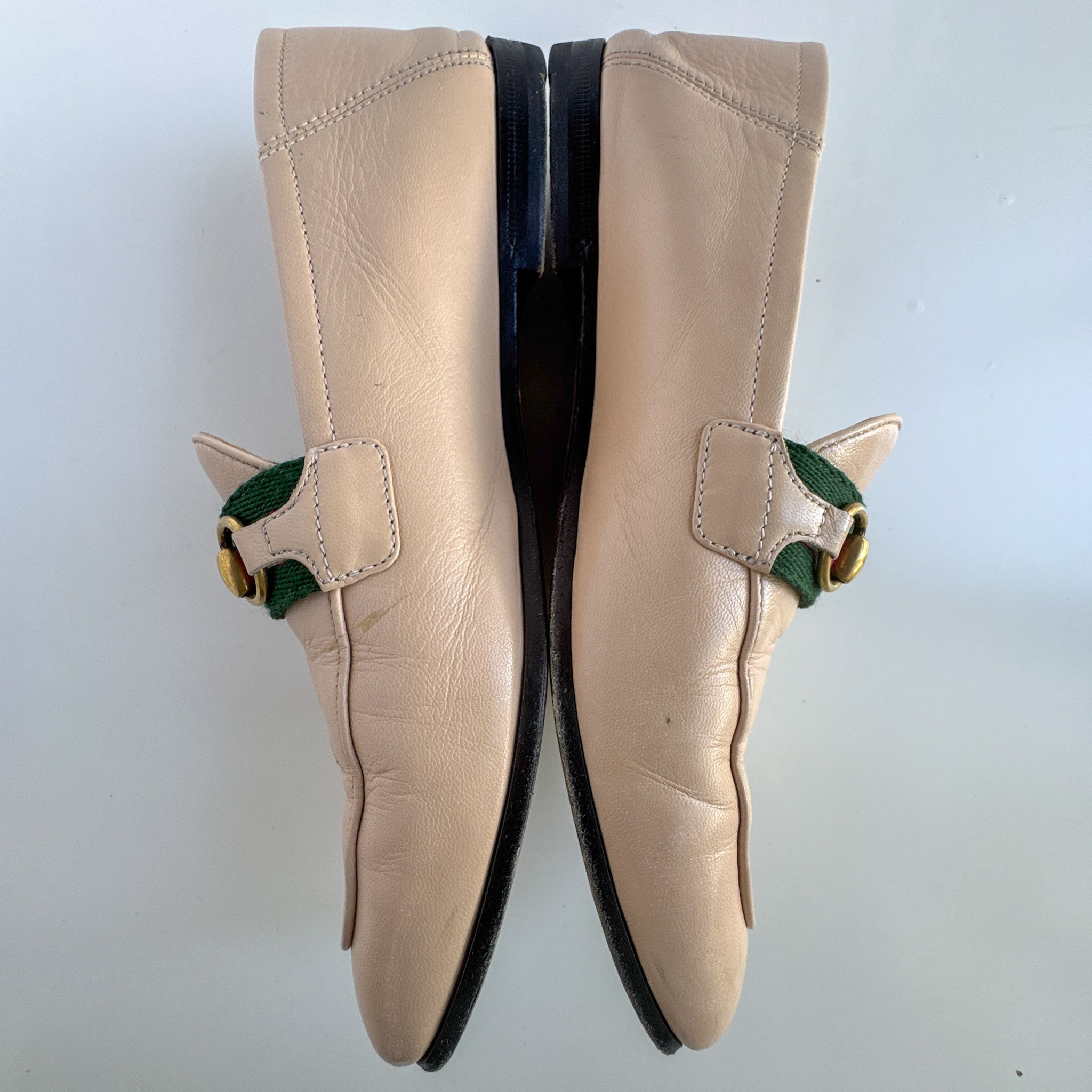 Gucci Gucci brixton horsebit & web convertible loafer in skin rose Size US 6.5 / IT 36.5 - 7 Thumbnail