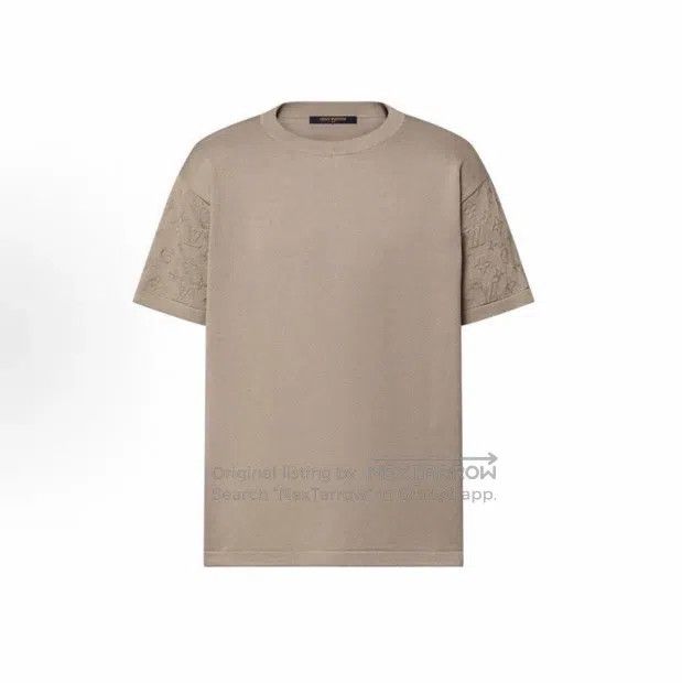 Louis Vuitton Louis Vuitton Embossed full print knit short sleeve Size US S / EU 44-46 / 1 - 6 Thumbnail