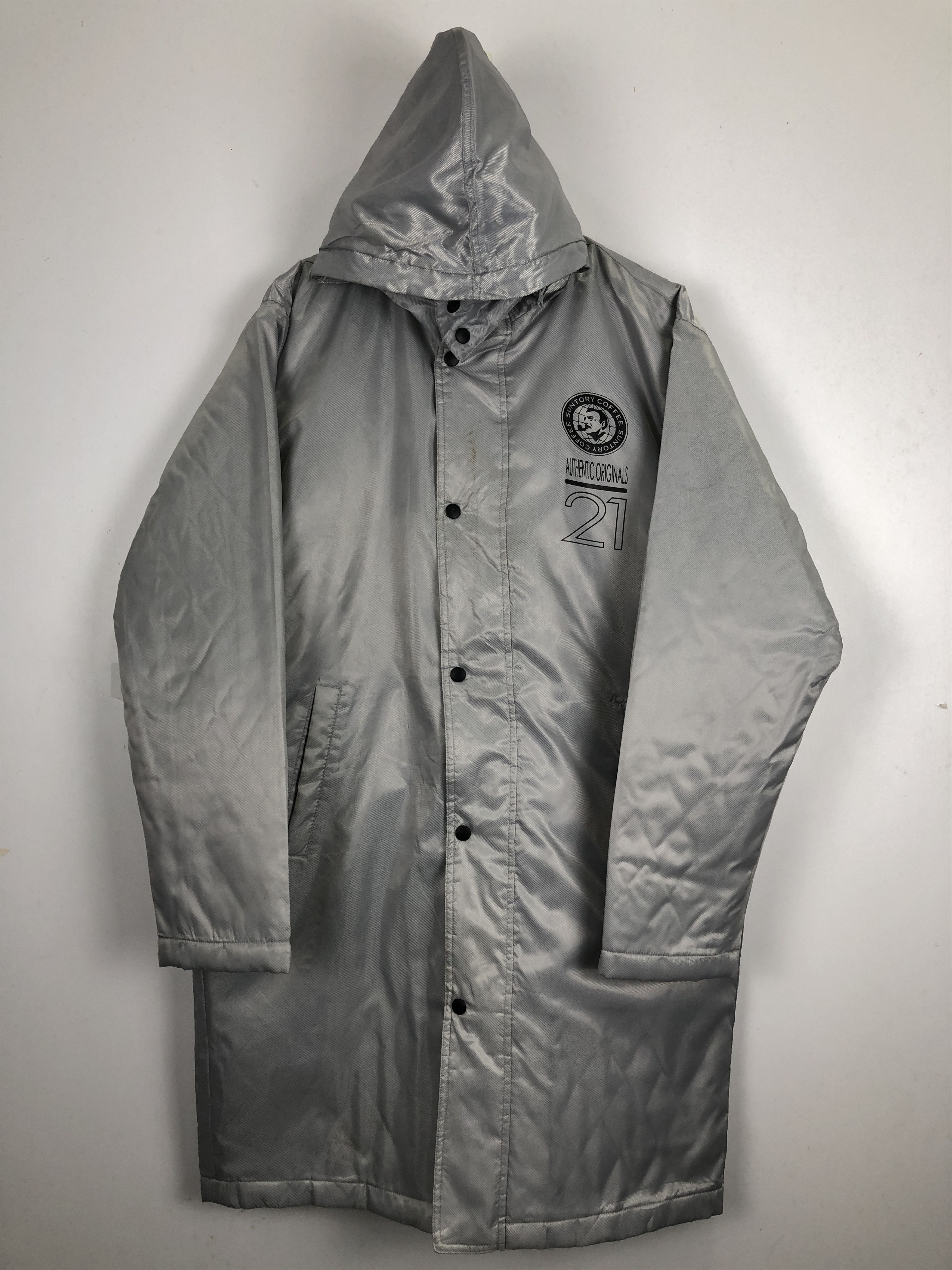 Japanese Brand Vintage Suntory Coffee Parka Button Up Jacket J1704 Size US XL / EU 56 / 4 - 4 Thumbnail