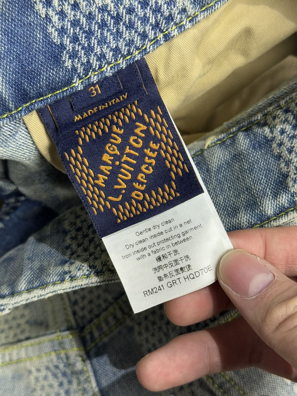 Louis Vuitton Louis Vuitton 24ss denim pants Size US 31 - 5 Thumbnail