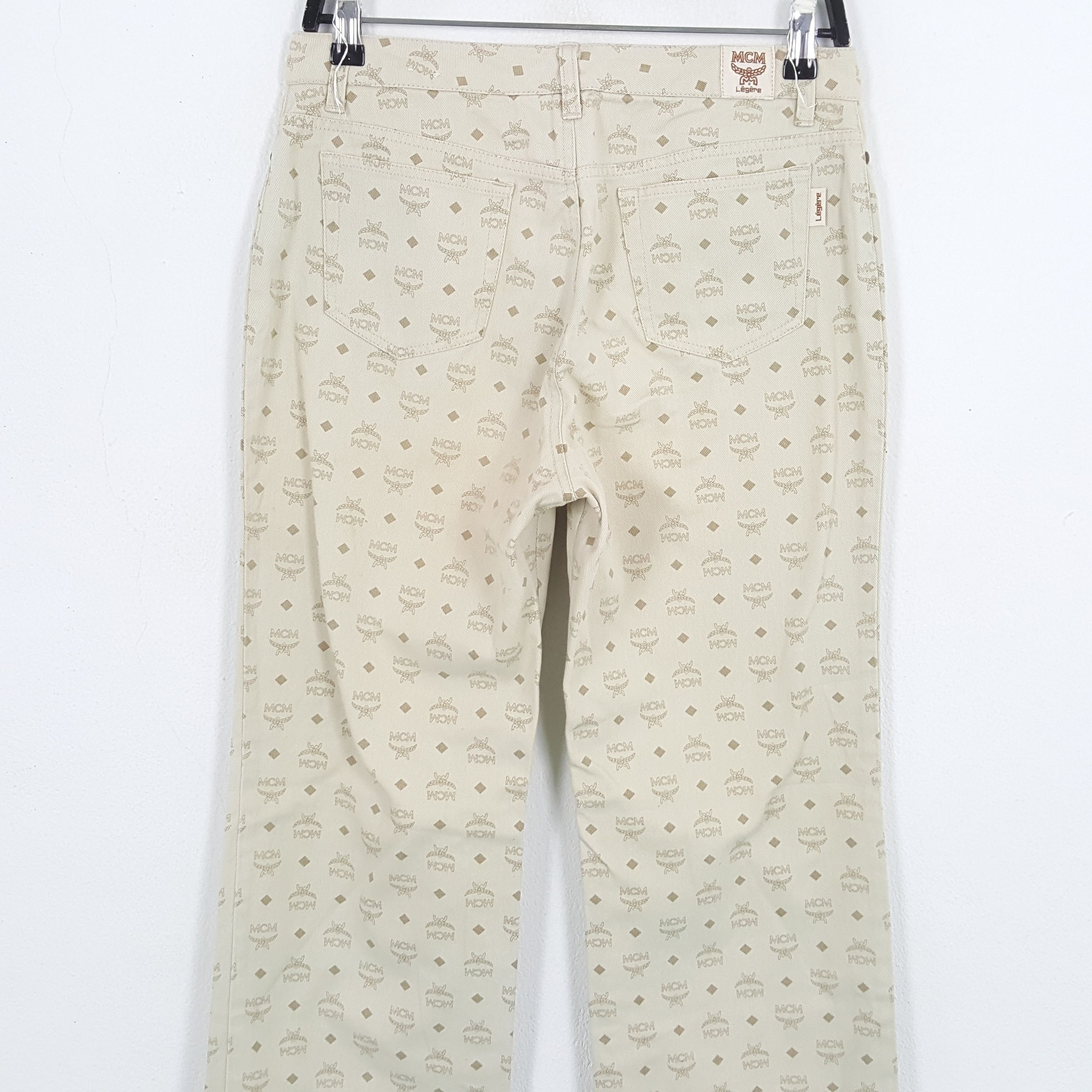 MCM × Vintage MCM LEGERE Fashion Monogram Style Pants Size US 29 - 5 Thumbnail