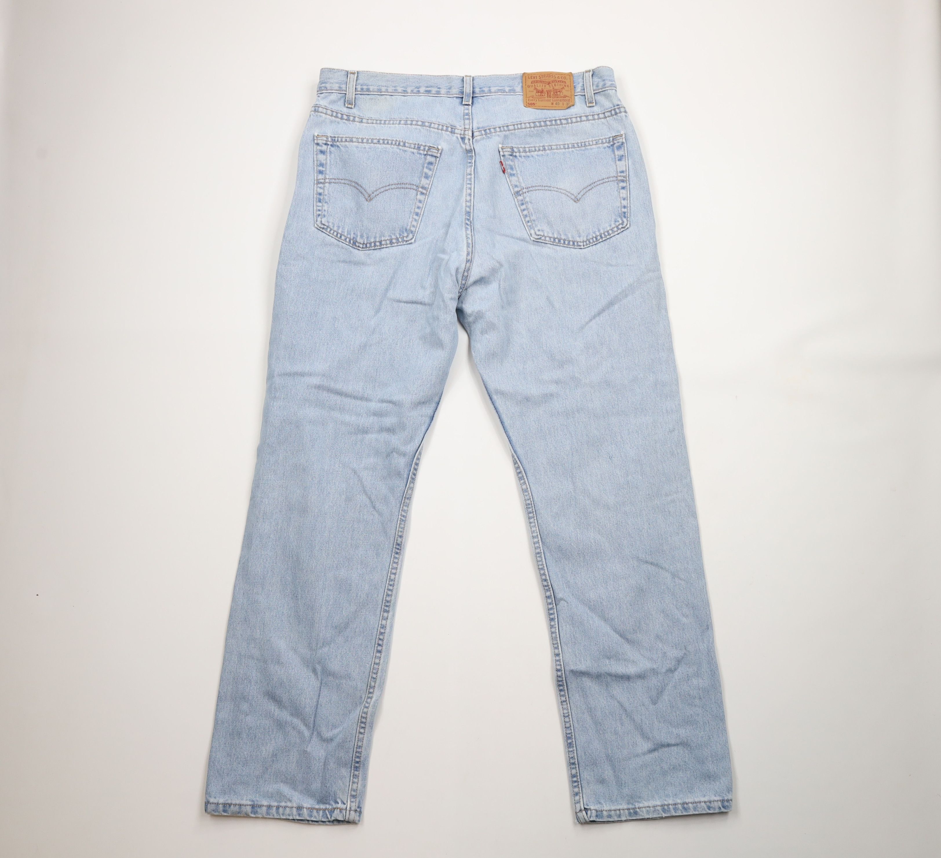 Levi's × Vintage Vintage Y2K 2000 Levis 505 Regular Fit Denim Jeans USA Size US 38 / EU 54 - 10 Thumbnail