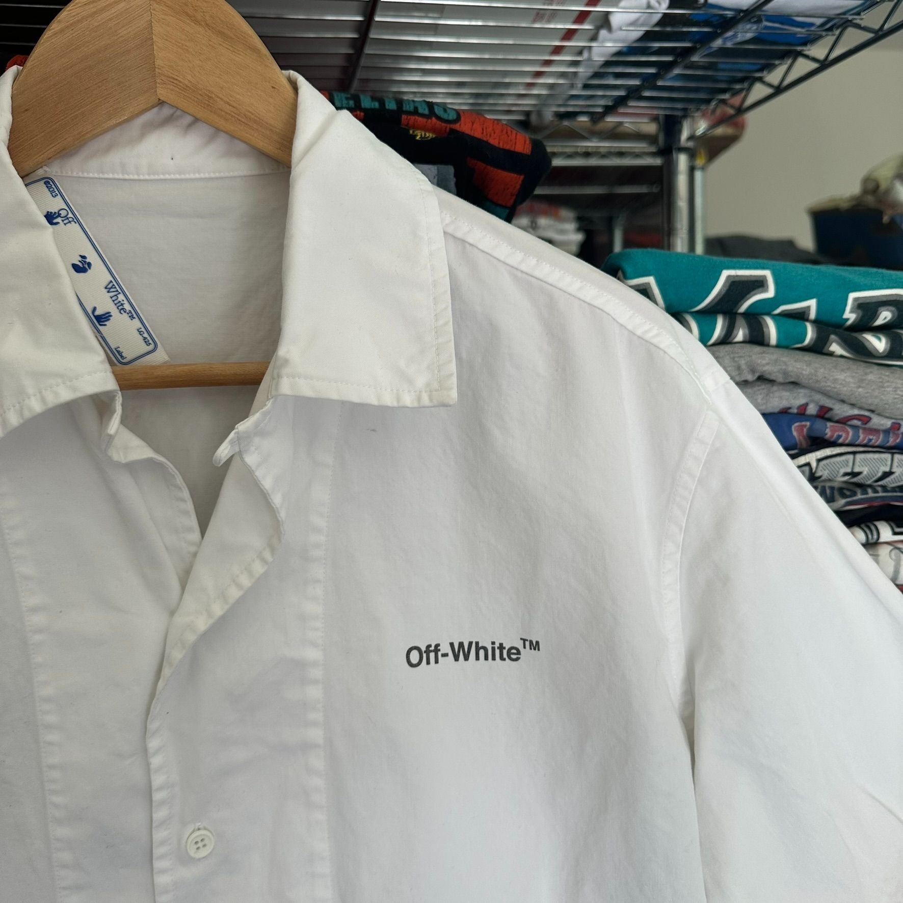 Off-White Off-White Caravaggio Arrow Shirt Streetwear Minimalist Butto Size US L / EU 52-54 / 3 - 5 Thumbnail