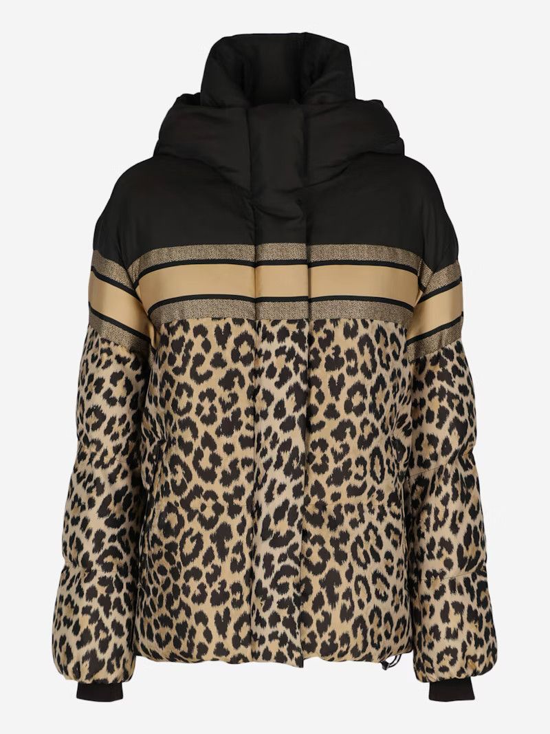 o1w1db10224 Dioralps Hooded Down Jacket in Multicolor