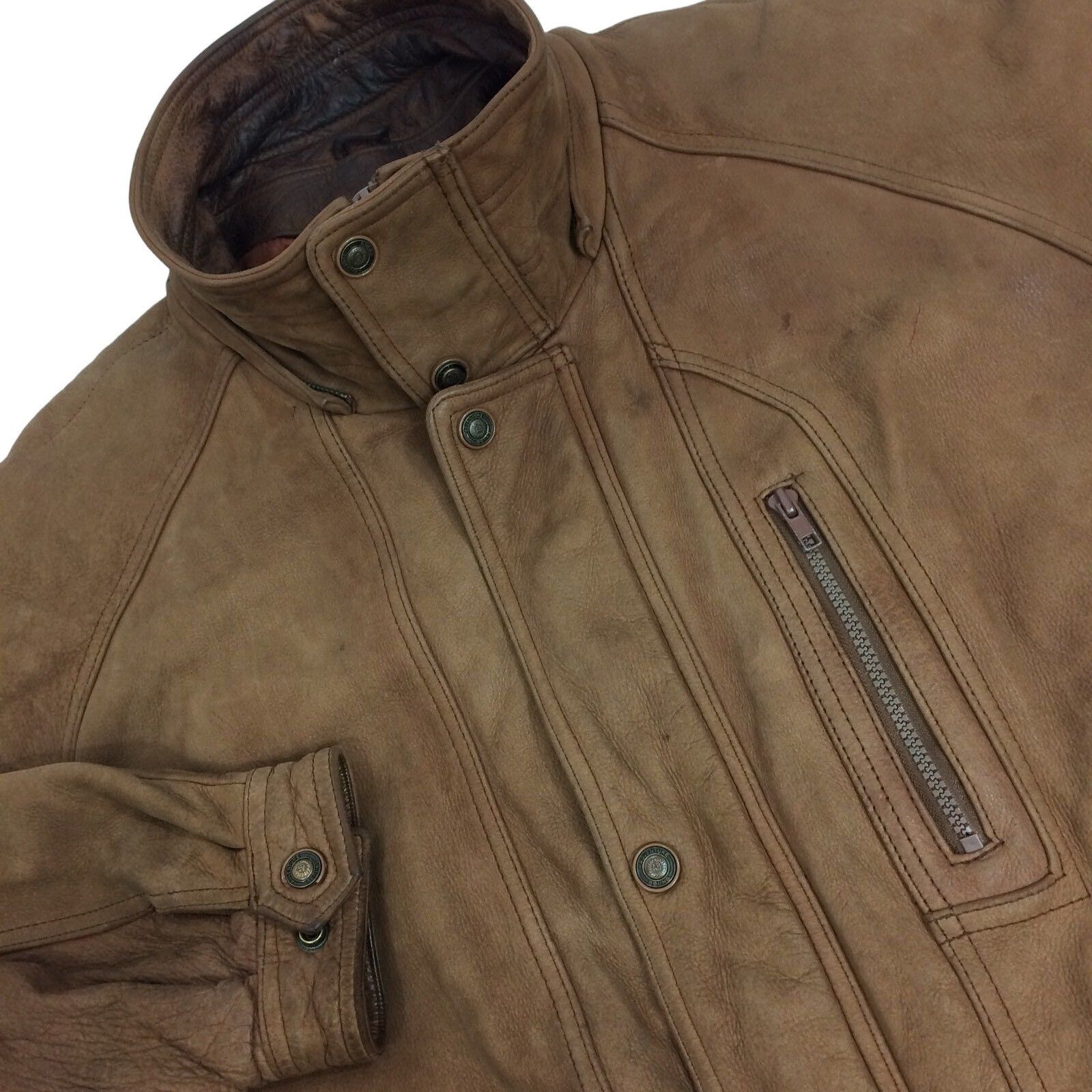 Wilsons Leather Vtg Wilsons Adventure Bound HEAVY Nubuck Leather Jacket Size US L / EU 52-54 / 3 - 3 Thumbnail