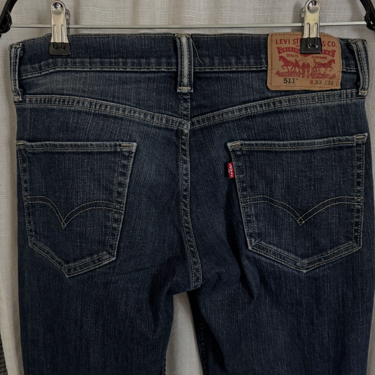 Levi's Levi's 511 Denim Slim Fit Men's Jeans 33x34 Size US 33 - 6 Thumbnail