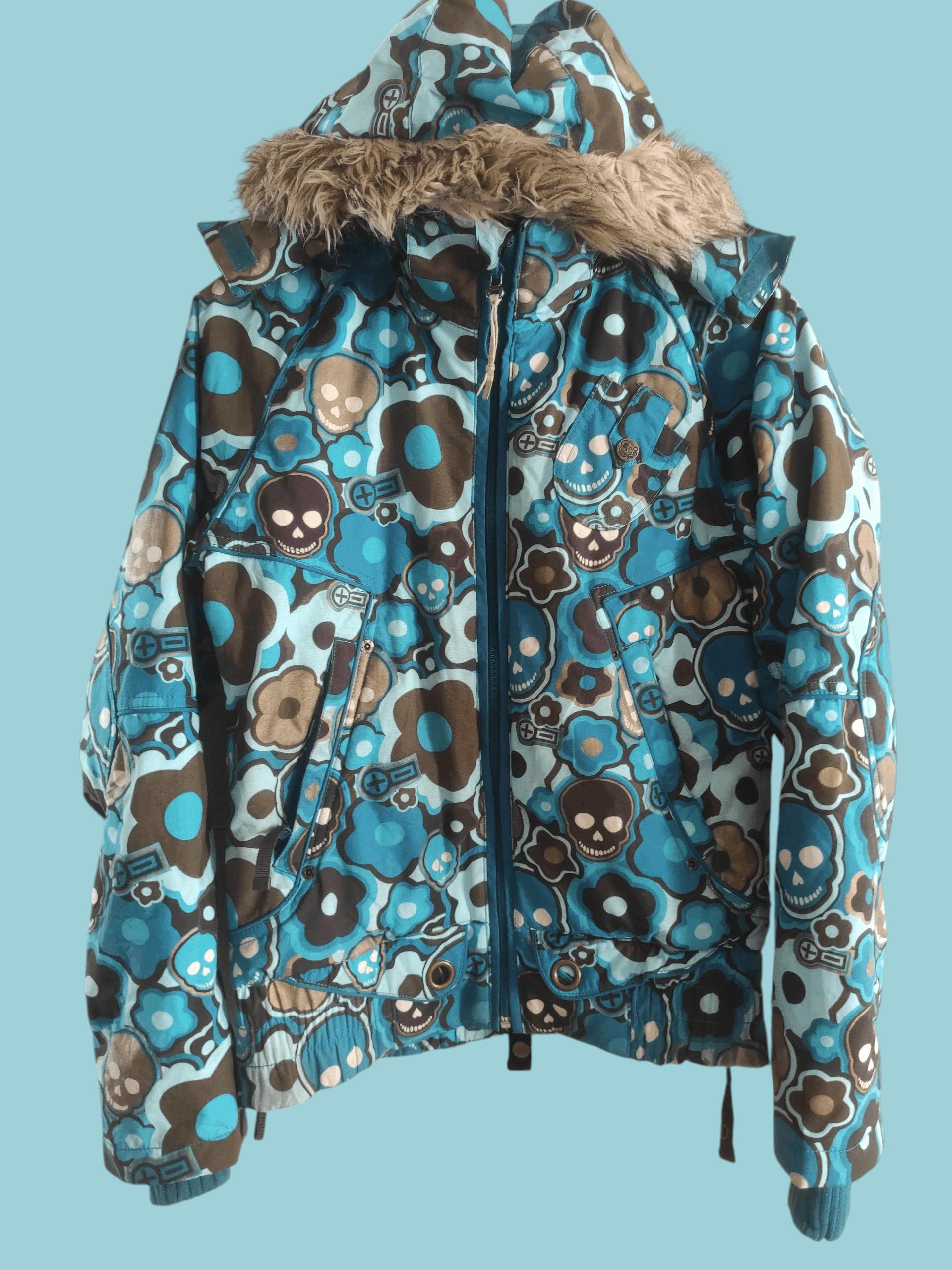 Other Plus minus Ski Jacket Fur trim Hoodie jacket Size M / US 6-8 / IT 42-44 - 1 Thumbnail